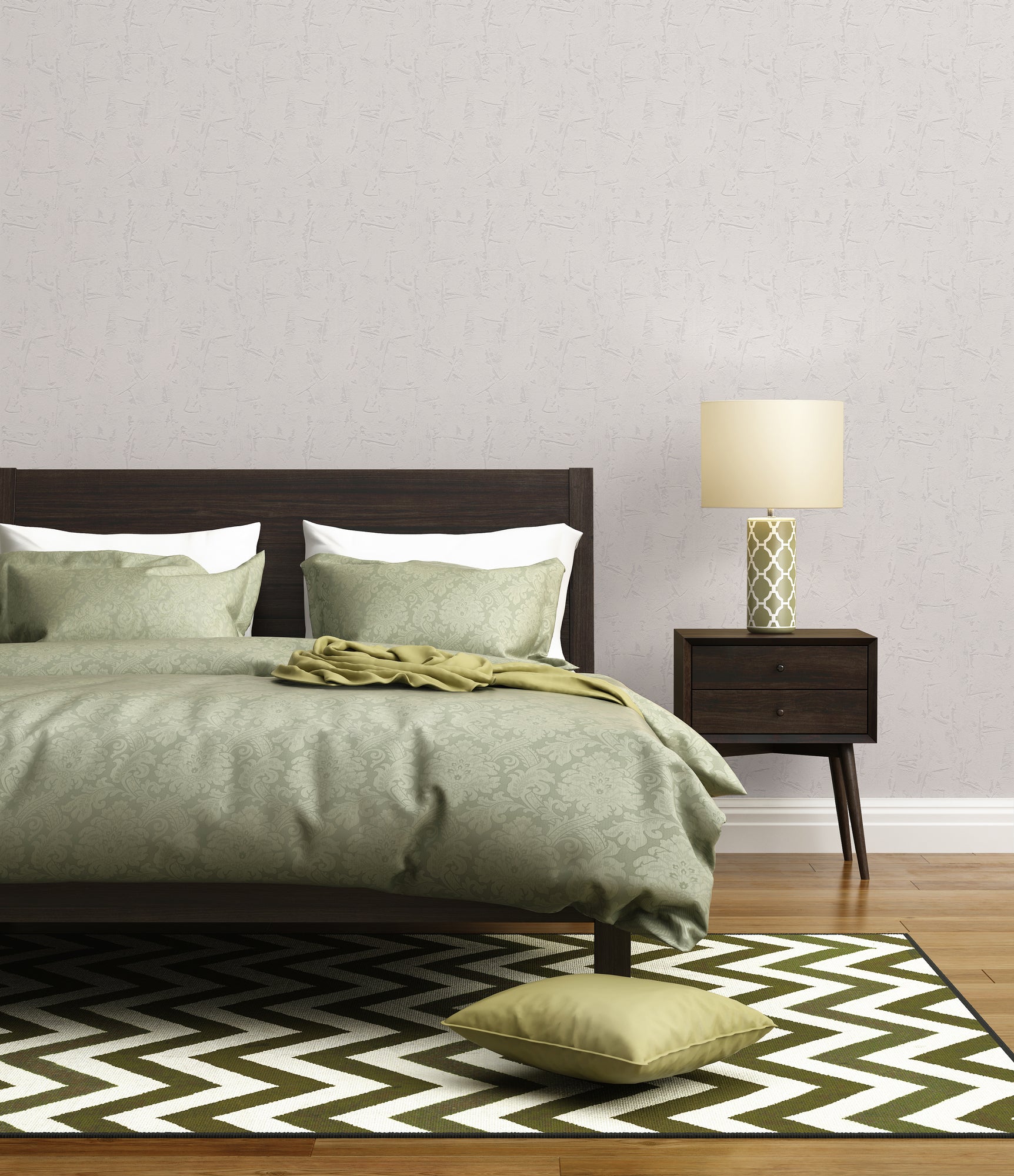 High-Quality Non-Woven Wallpaper White Texture