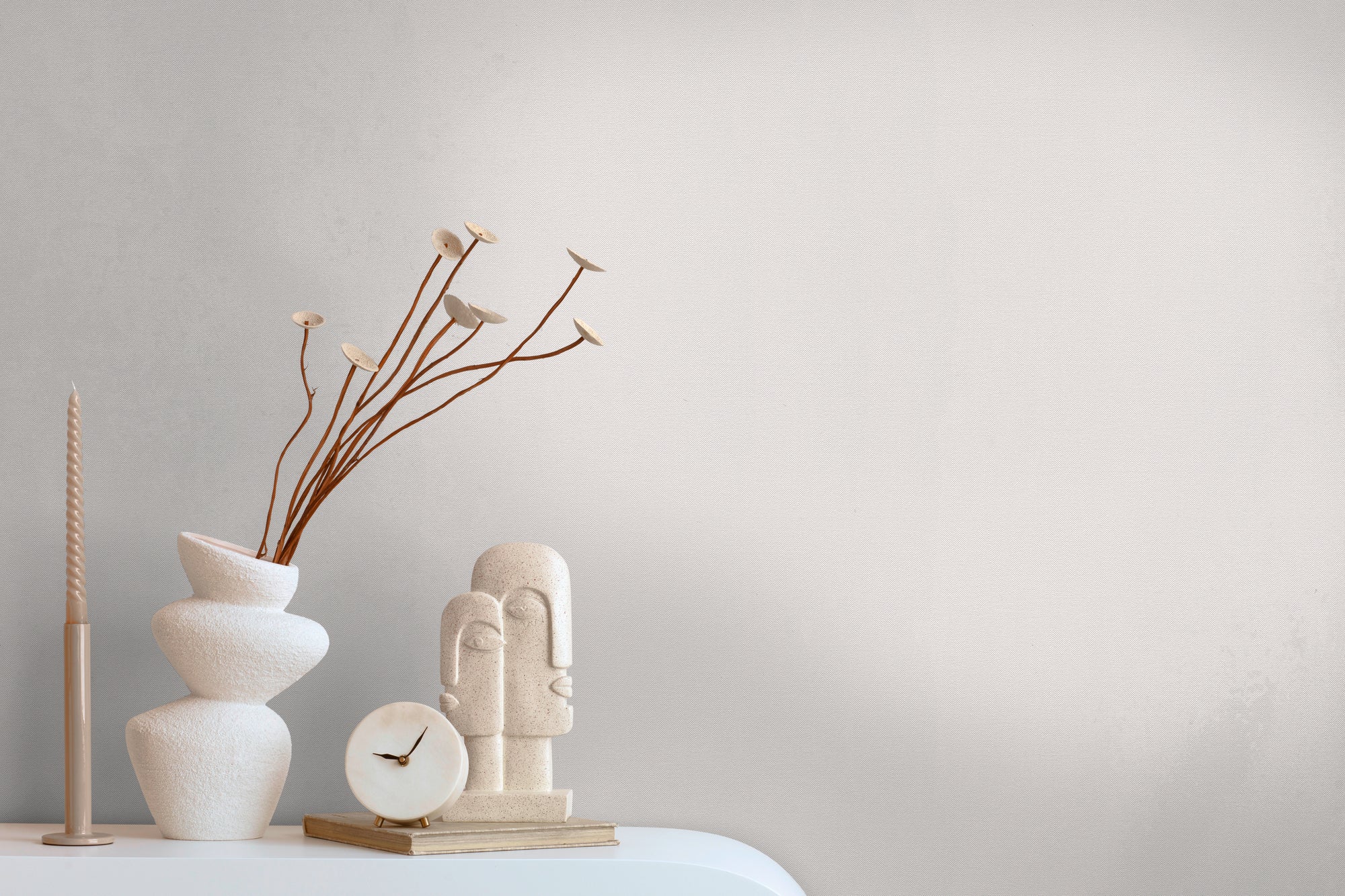 Hochwertige Tapete aus der Kollektion Pure Elegance in Creme