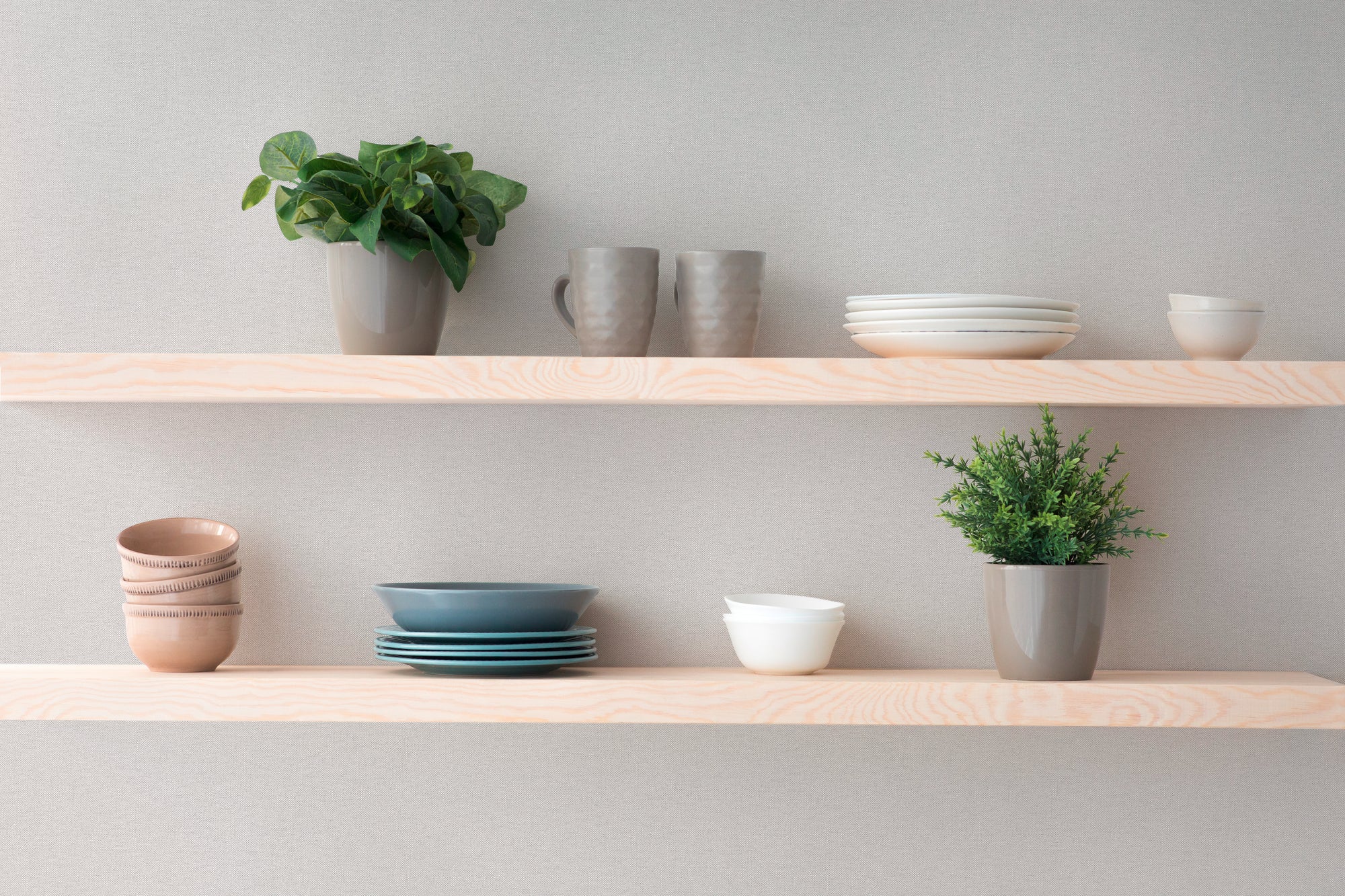 High-quality wallpaper from the Hygge III collection in blue 