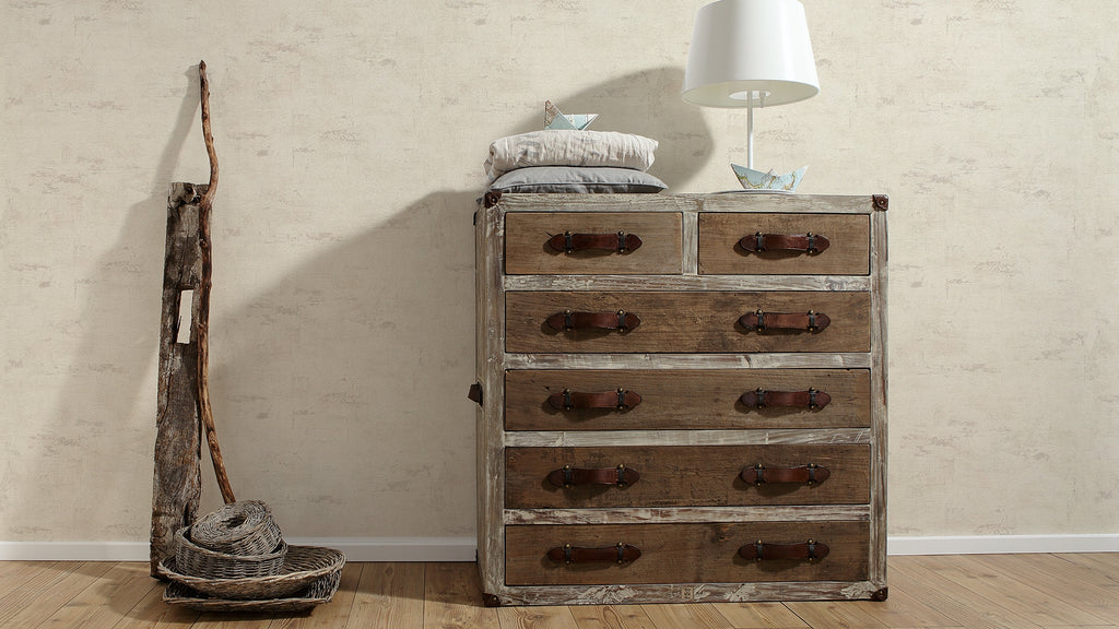 Hochwertige Tapete aus der Kollektion Daniel Hechter 7 in Creme Struktur