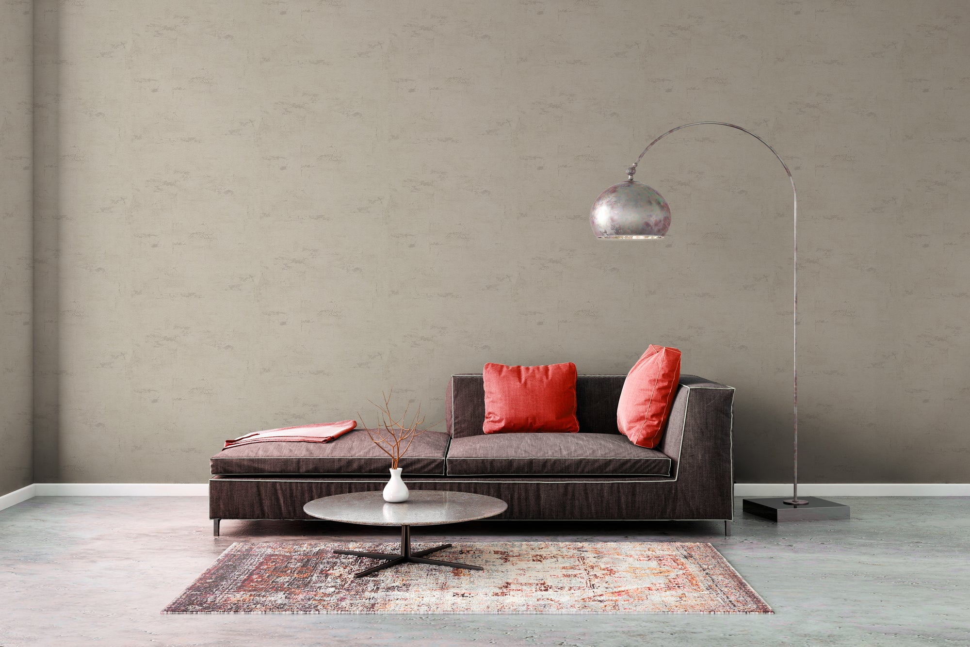 Hochwertige Tapete aus der Kollektion Daniel Hechter 7 in Creme Struktur