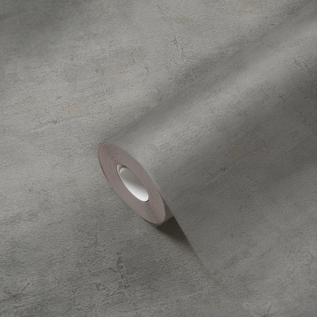 High-Quality Non-Woven Wallpaper Grey Texture