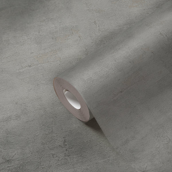 High-Quality Non-Woven Wallpaper Grey Texture