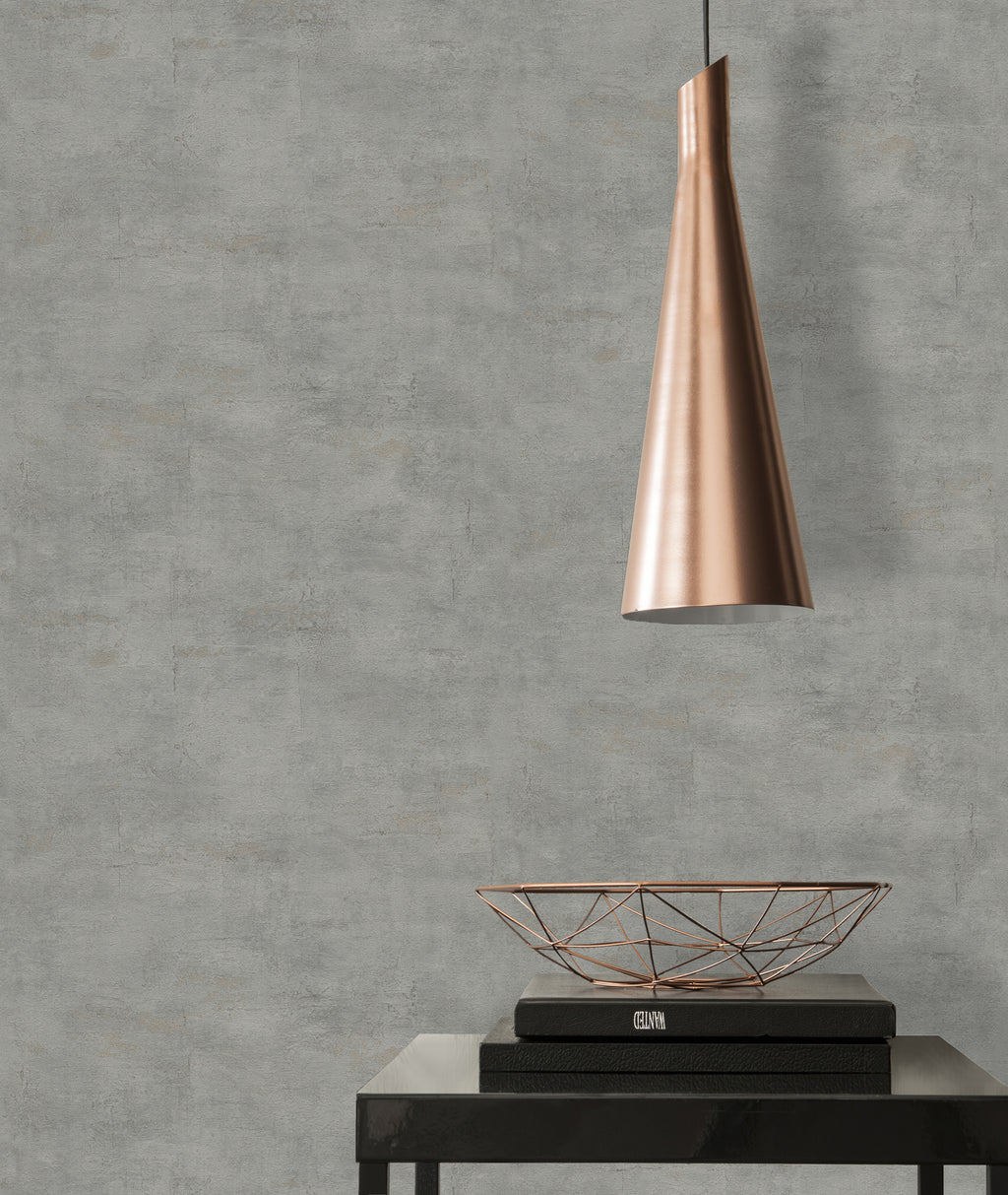 High-Quality Non-Woven Wallpaper Grey Texture