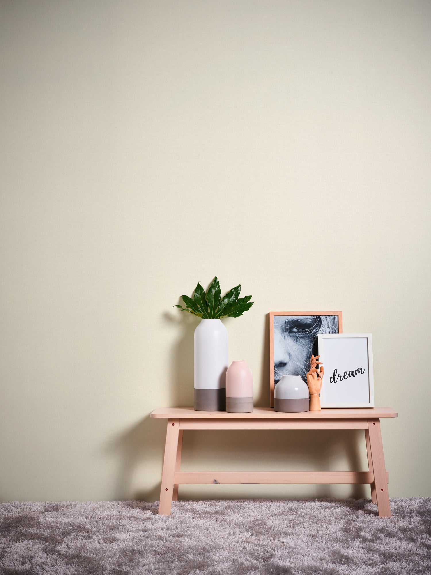 High-quality wallpaper from the Pintwalls III collection in white 