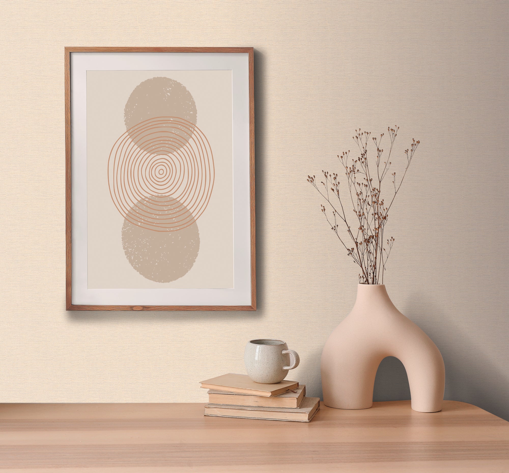 High-quality wallpaper from the Pintwalls III collection in beige 