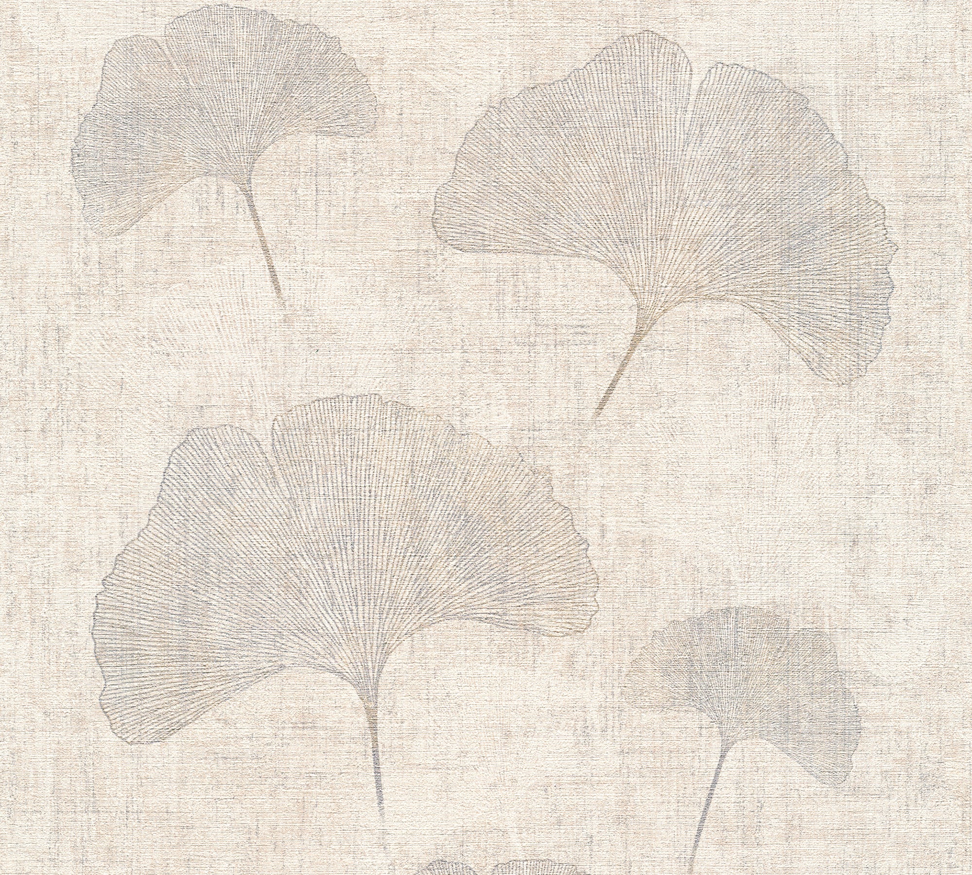 Cuba II-Vliestapete Vinyltapete Beige Floral