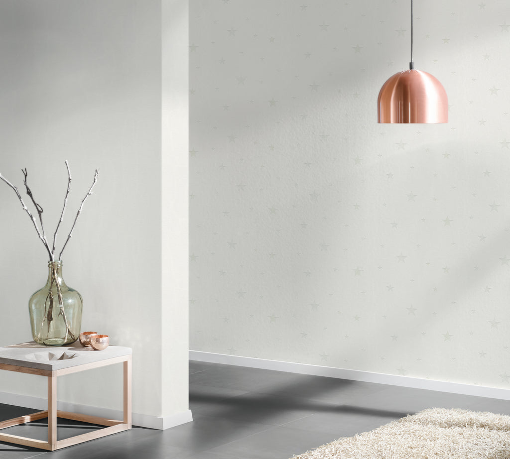 Hochwertige Tapete aus der Kollektion Casual Living in Weiß