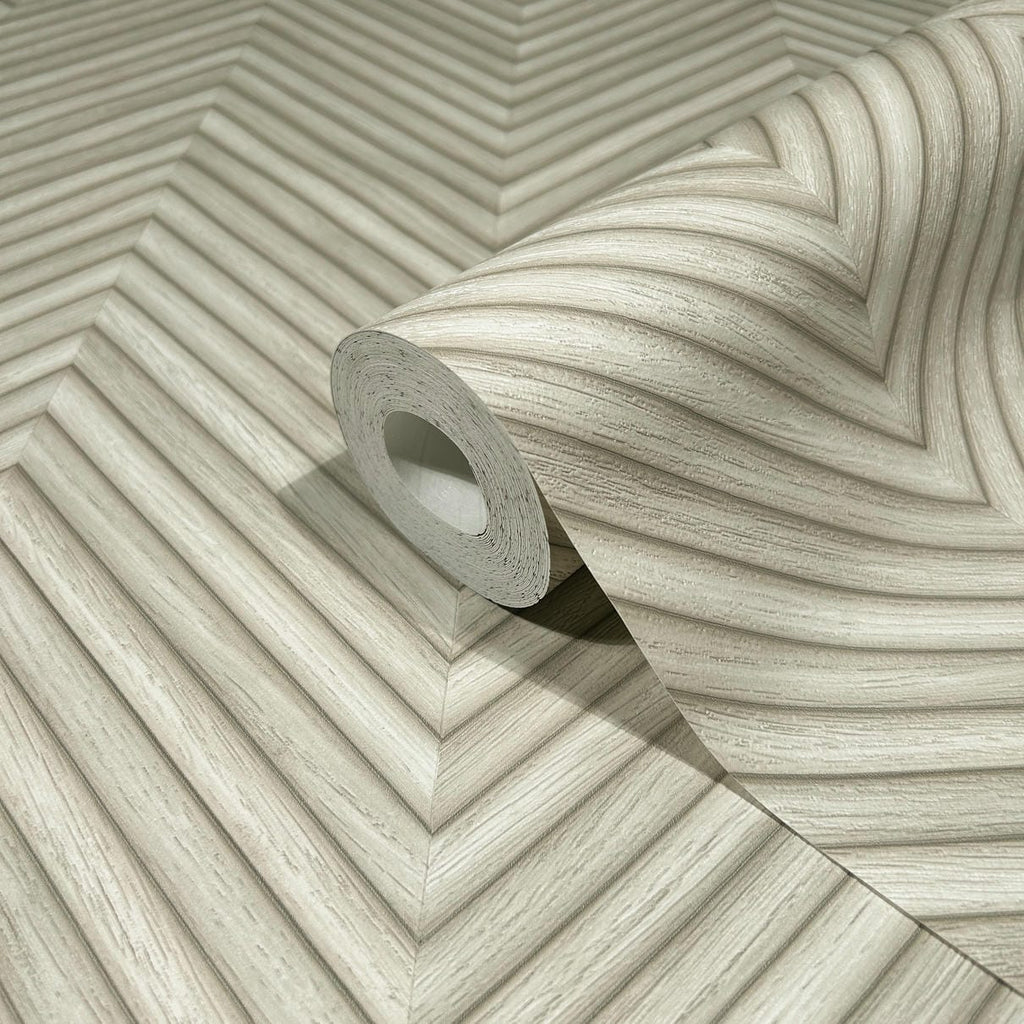Vliestapete beige holzoptik
