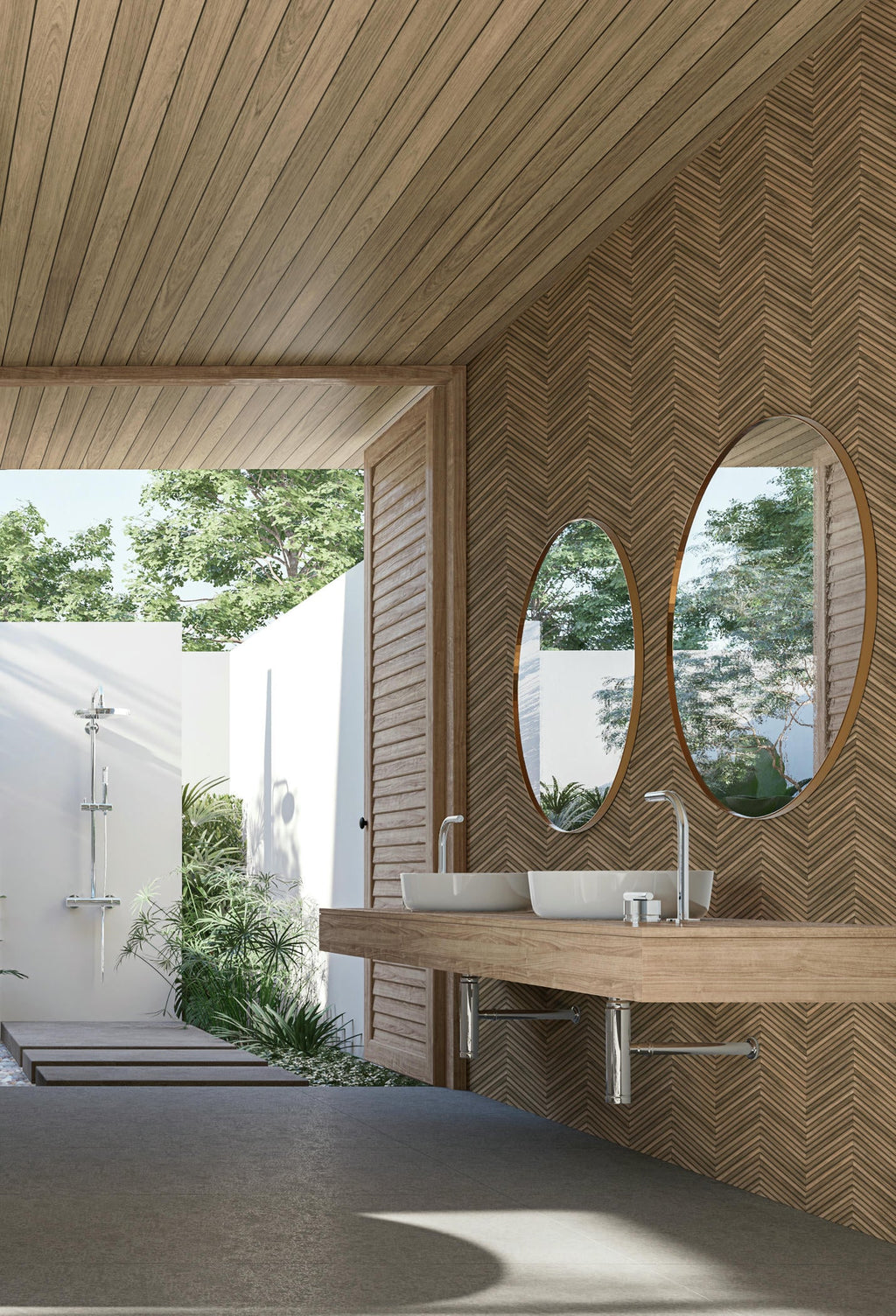 Vliestapete braun holzoptik