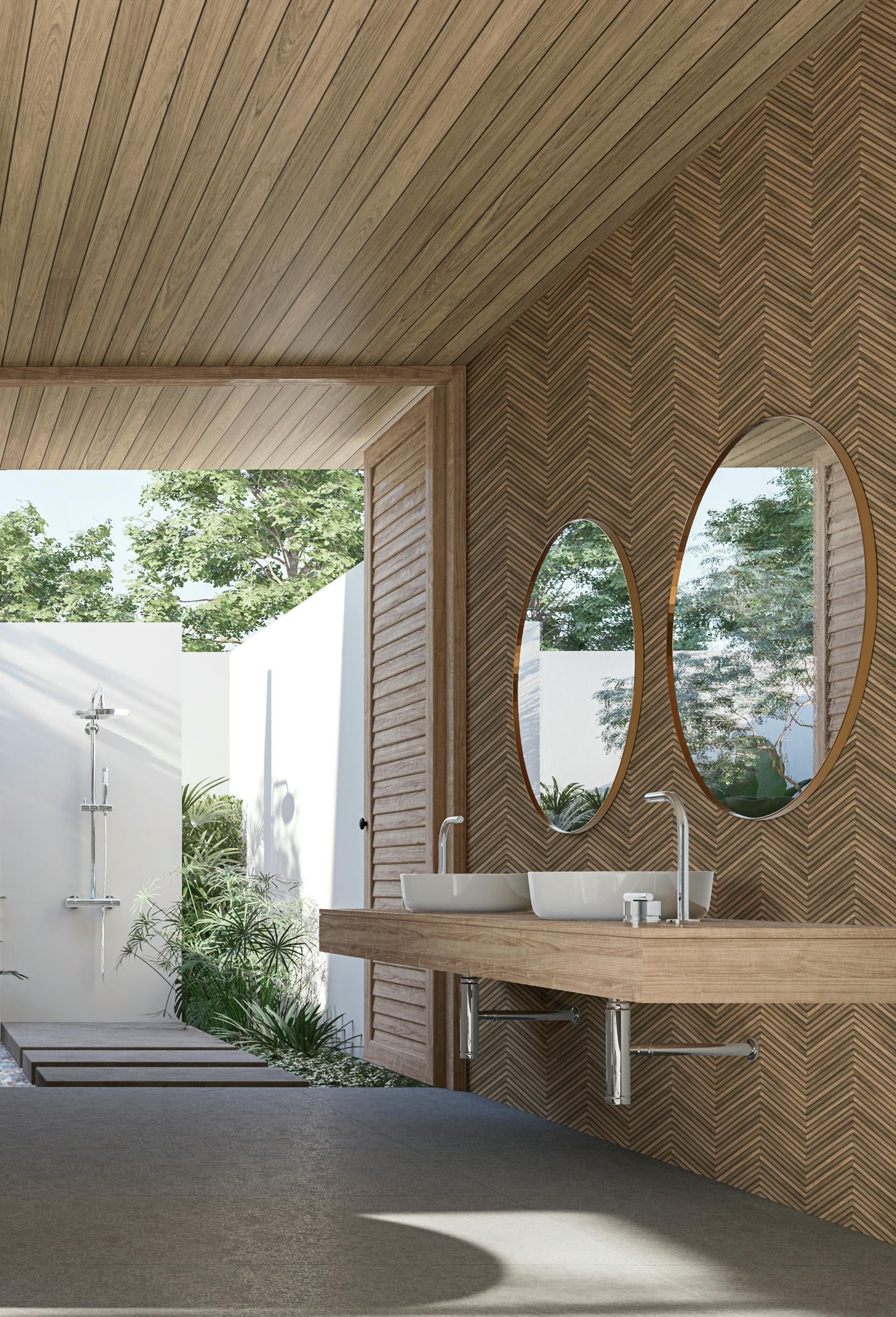 Vliestapete braun holzoptik