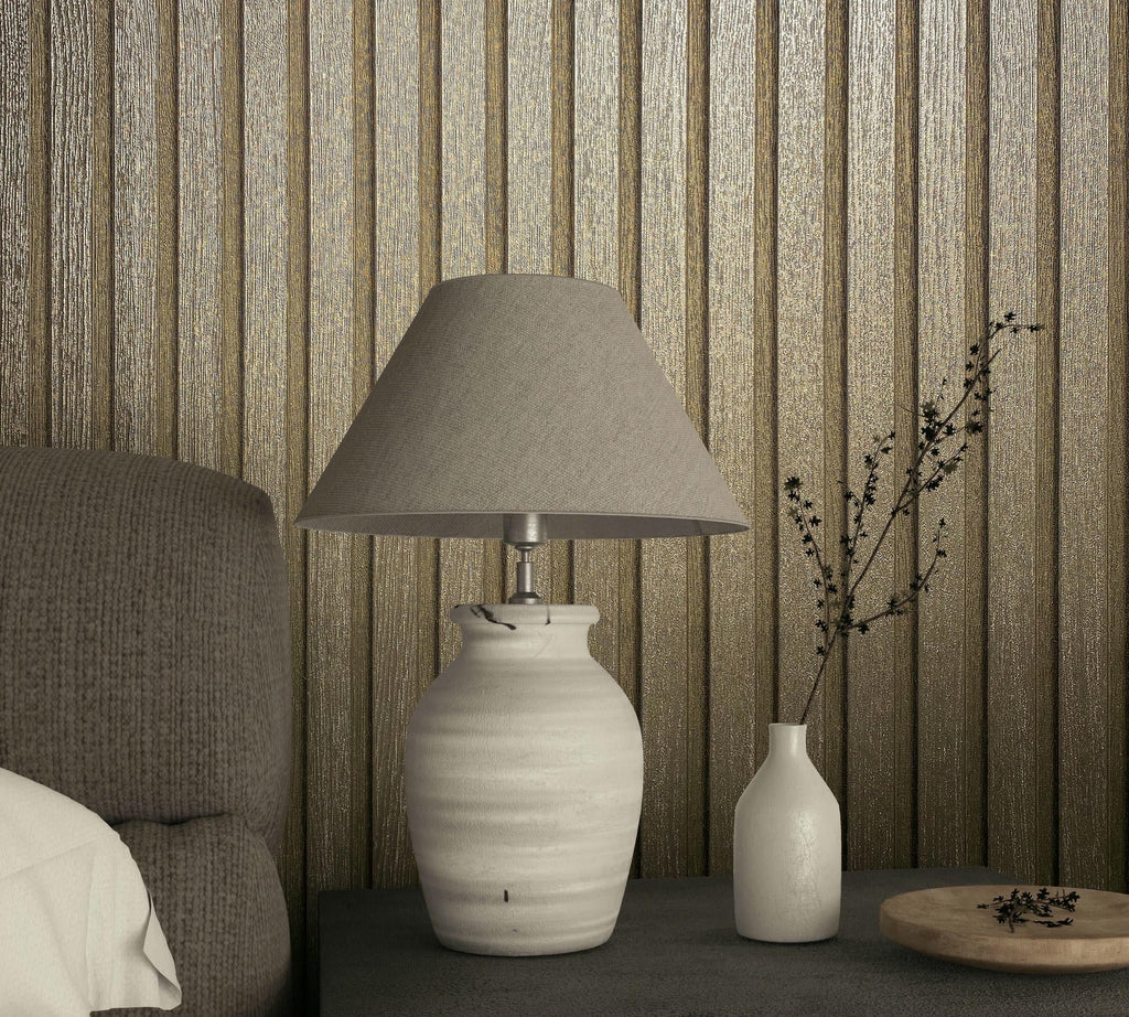Vliestapete gold modern