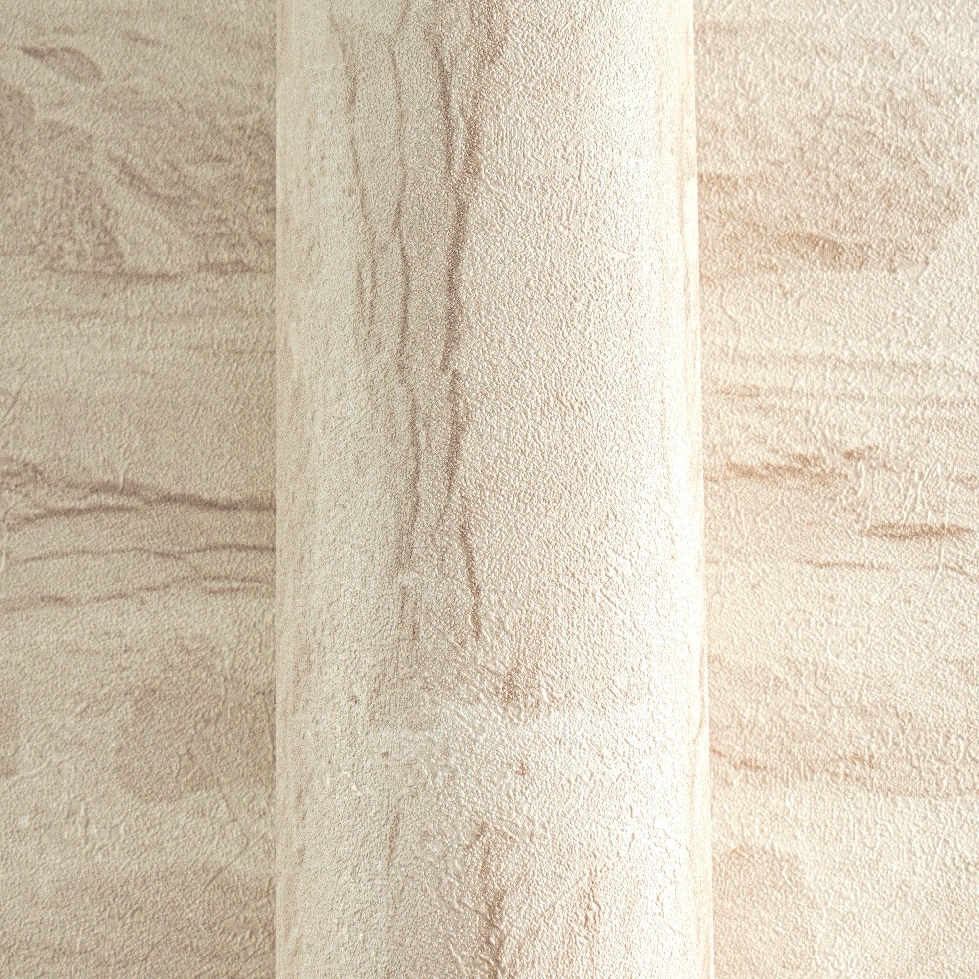 Hochwertige Vliestapete Beige Steinoptik