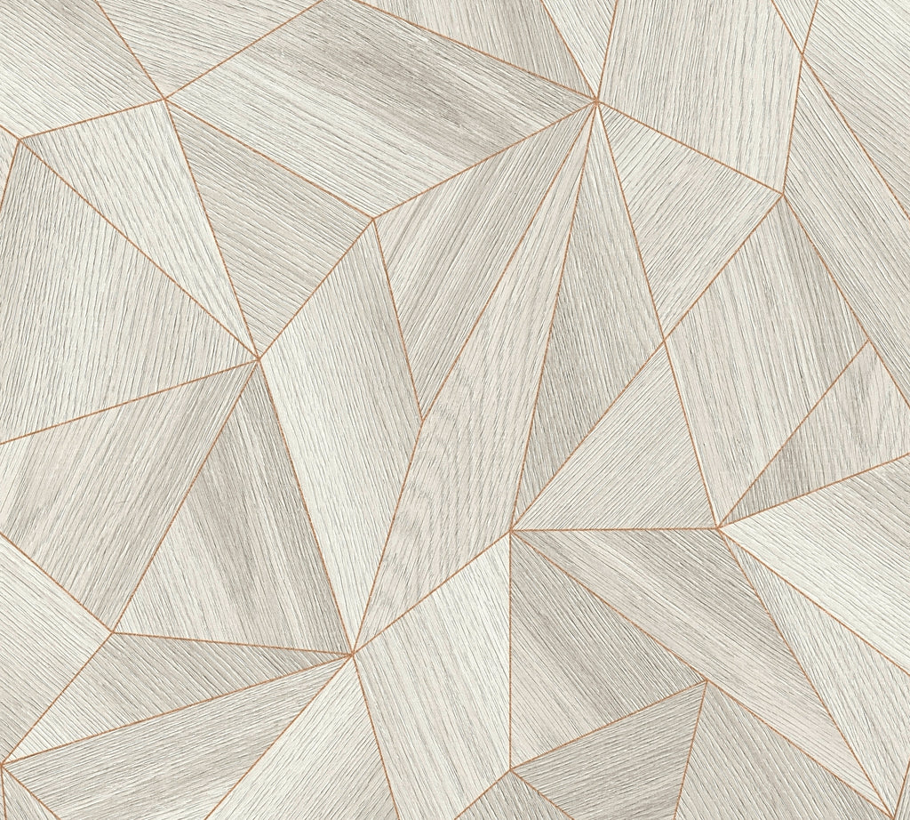 Hochwertige Vliestapete Grau Geometrisch