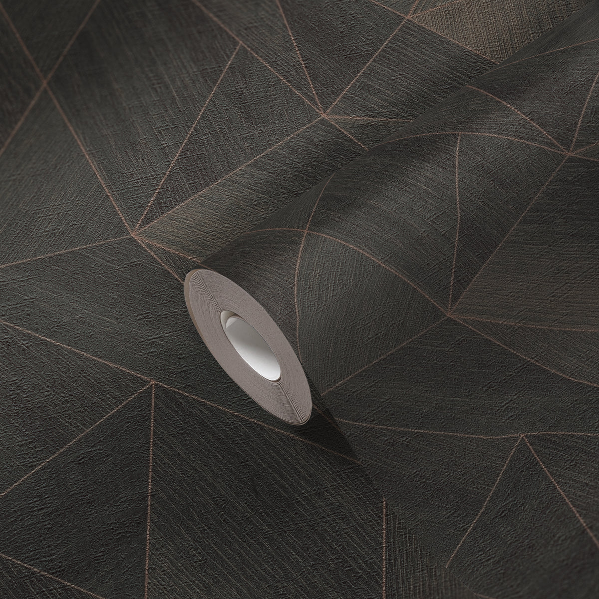 High-Quality Non-Woven Wallpaper Green Graphic