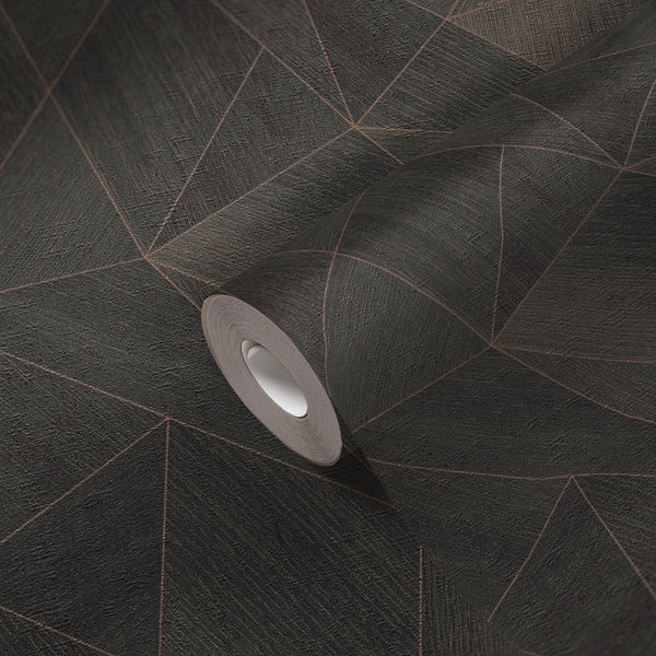High-Quality Non-Woven Wallpaper Green Graphic