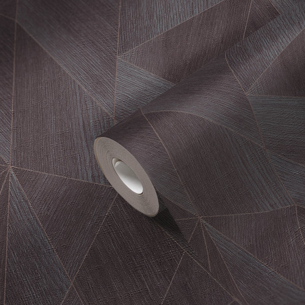 High-Quality Non-Woven Wallpaper Purple Graphic
