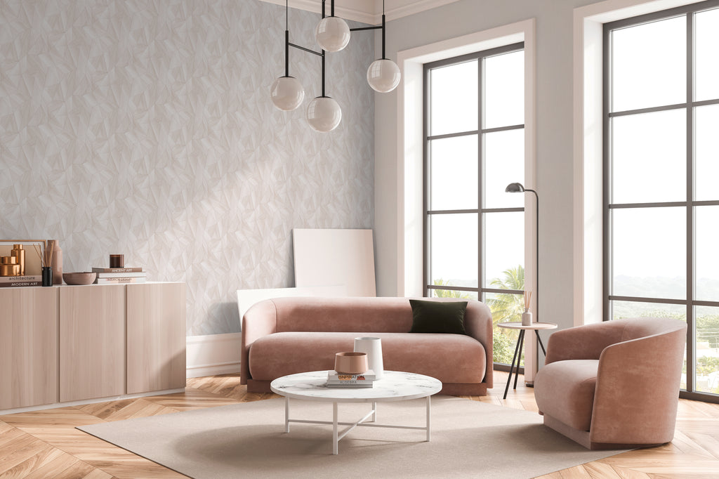 Hochwertige Tapete aus der Kollektion Daniel Hechter 7 in Beige Grafik Struktur