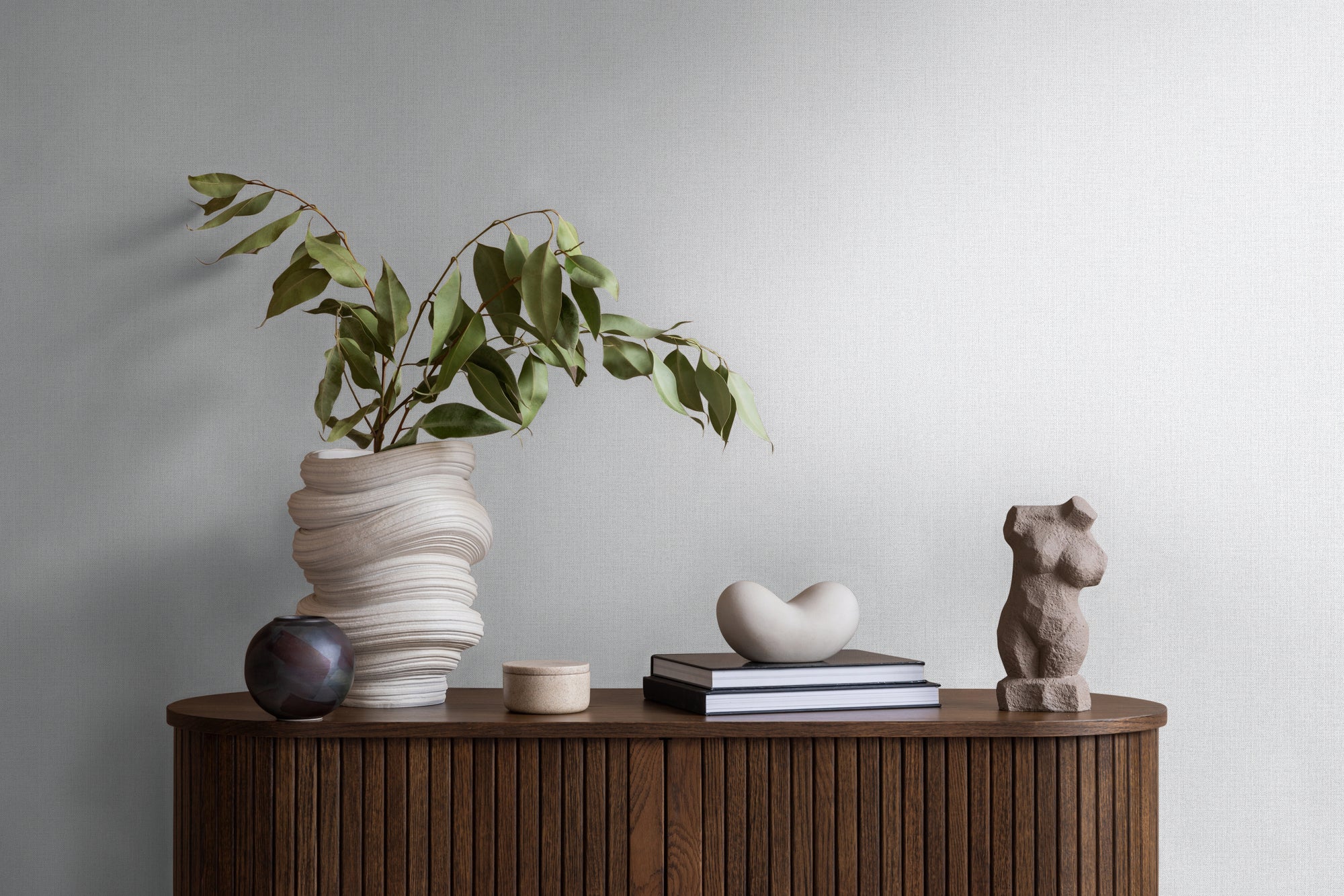 Hochwertige Tapete aus der Kollektion Pure Elegance in Grau