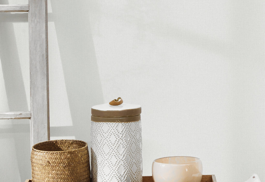 Hochwertige Tapete aus der Kollektion Pure Elegance in Weiß