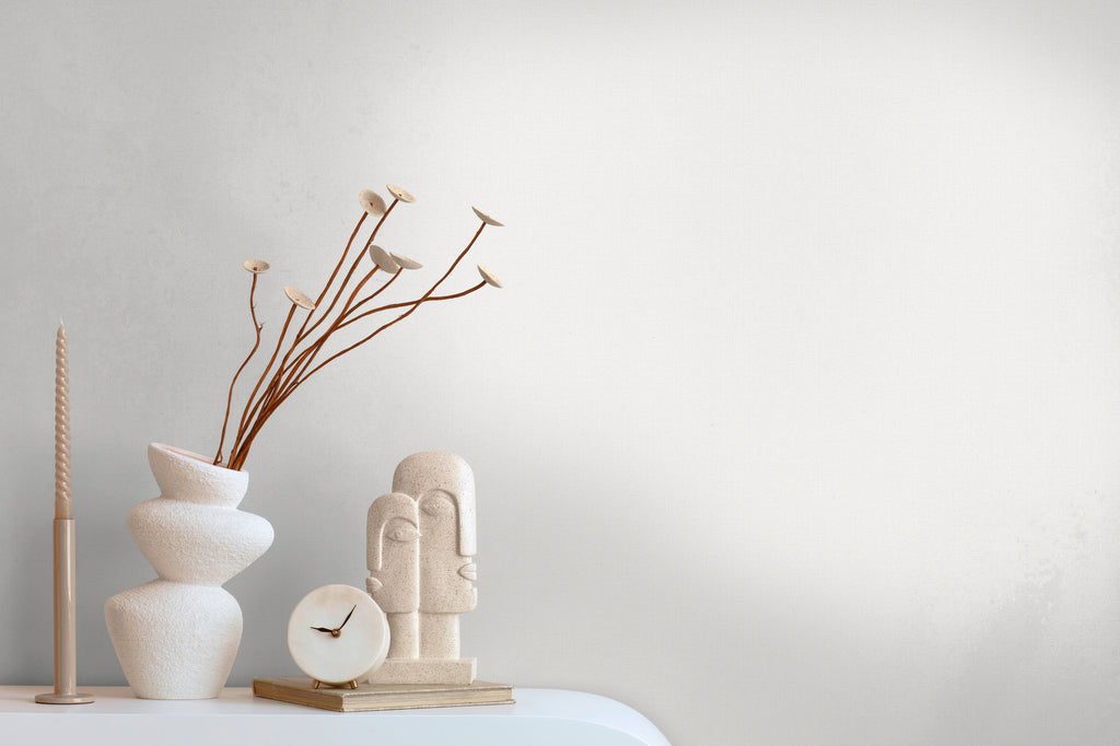 Hochwertige Tapete aus der Kollektion Pure Elegance in Weiß