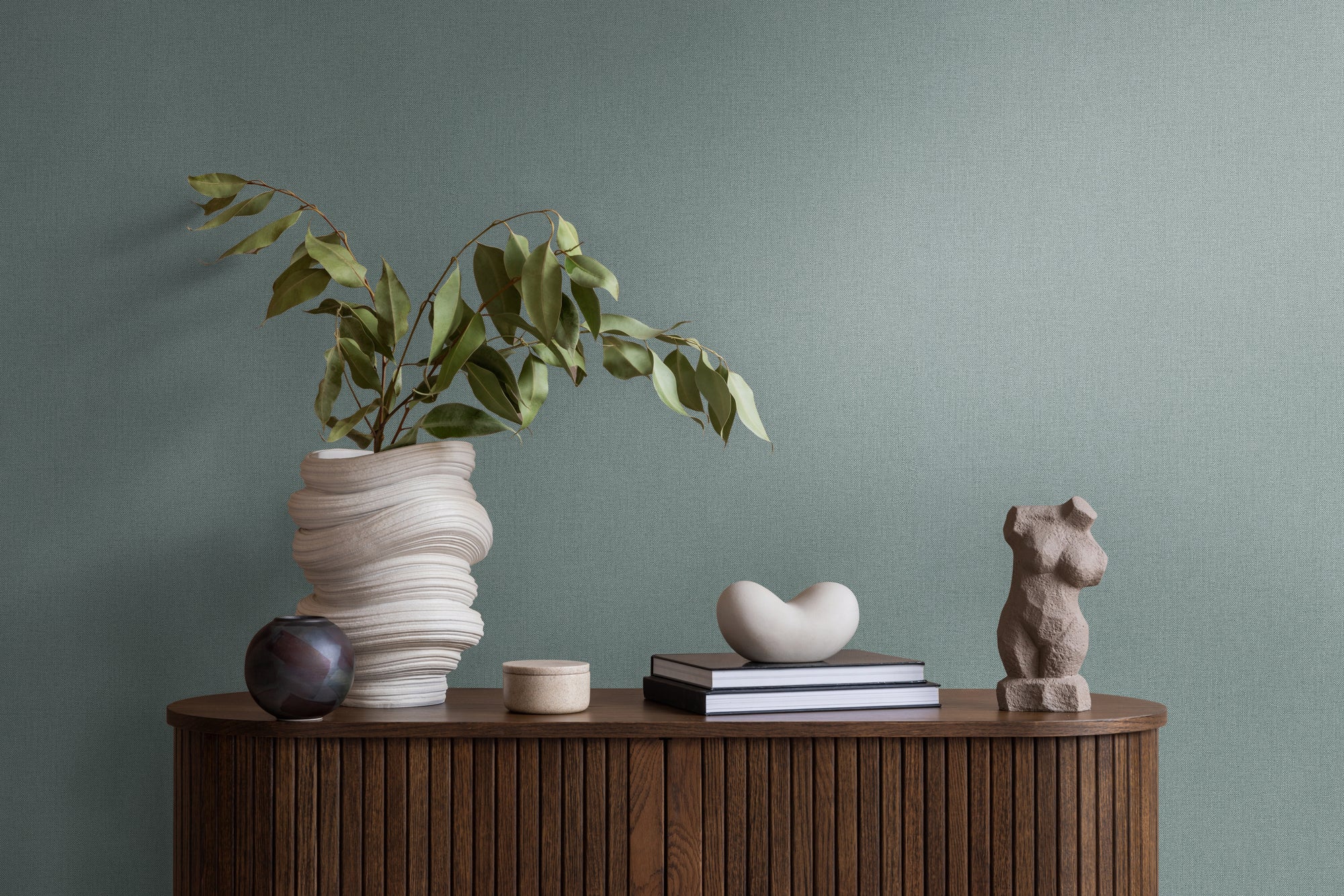 Hochwertige Tapete aus der Kollektion Pure Elegance in Grün