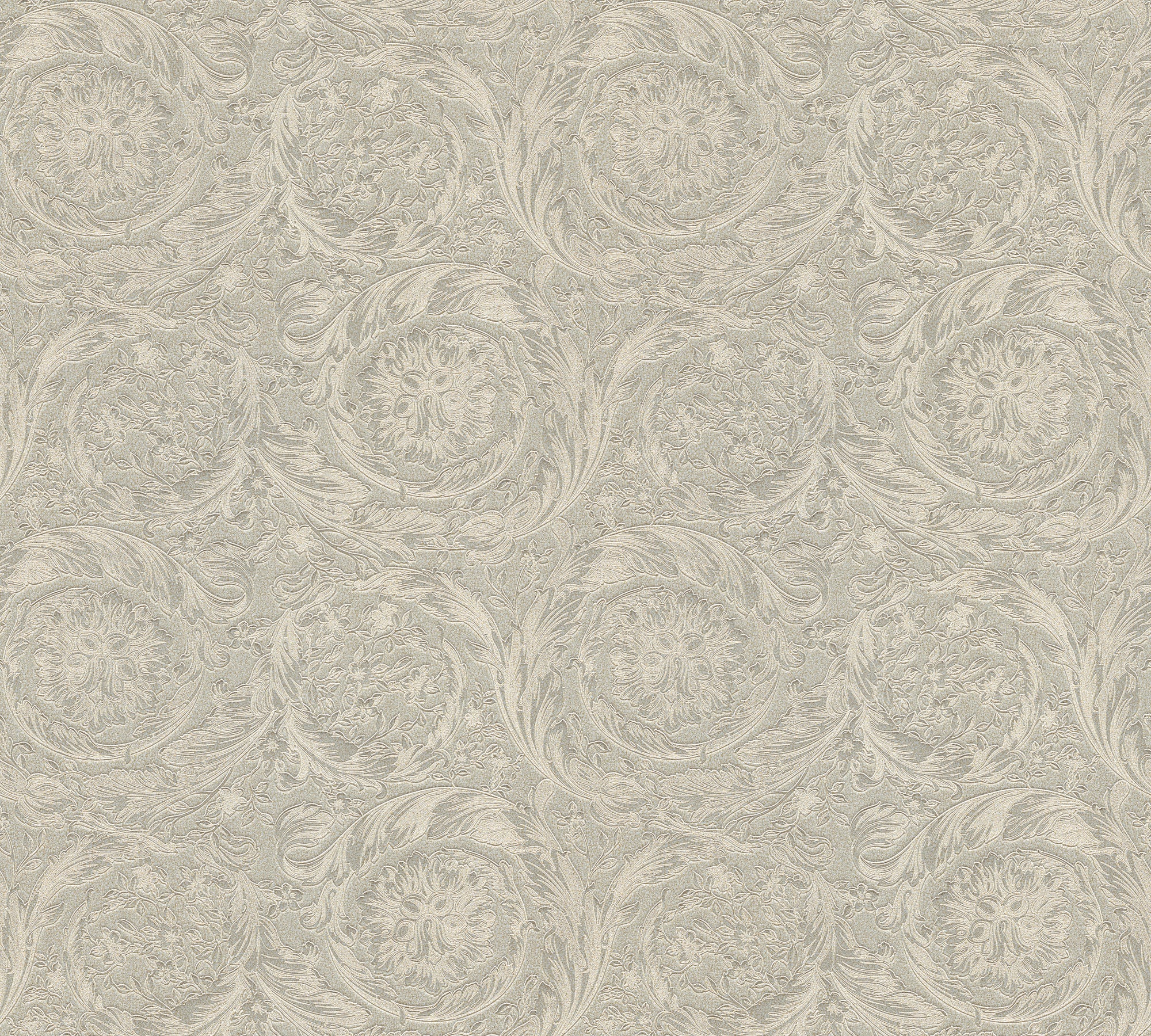 Versace 6-Vliestapete Vinyltapete Grau Floral