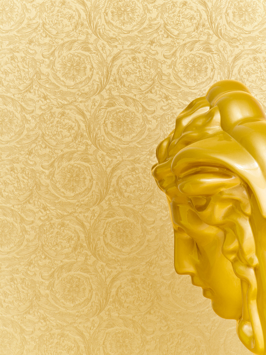 Versace 6-Vliestapete Vinyltapete Gold Floral