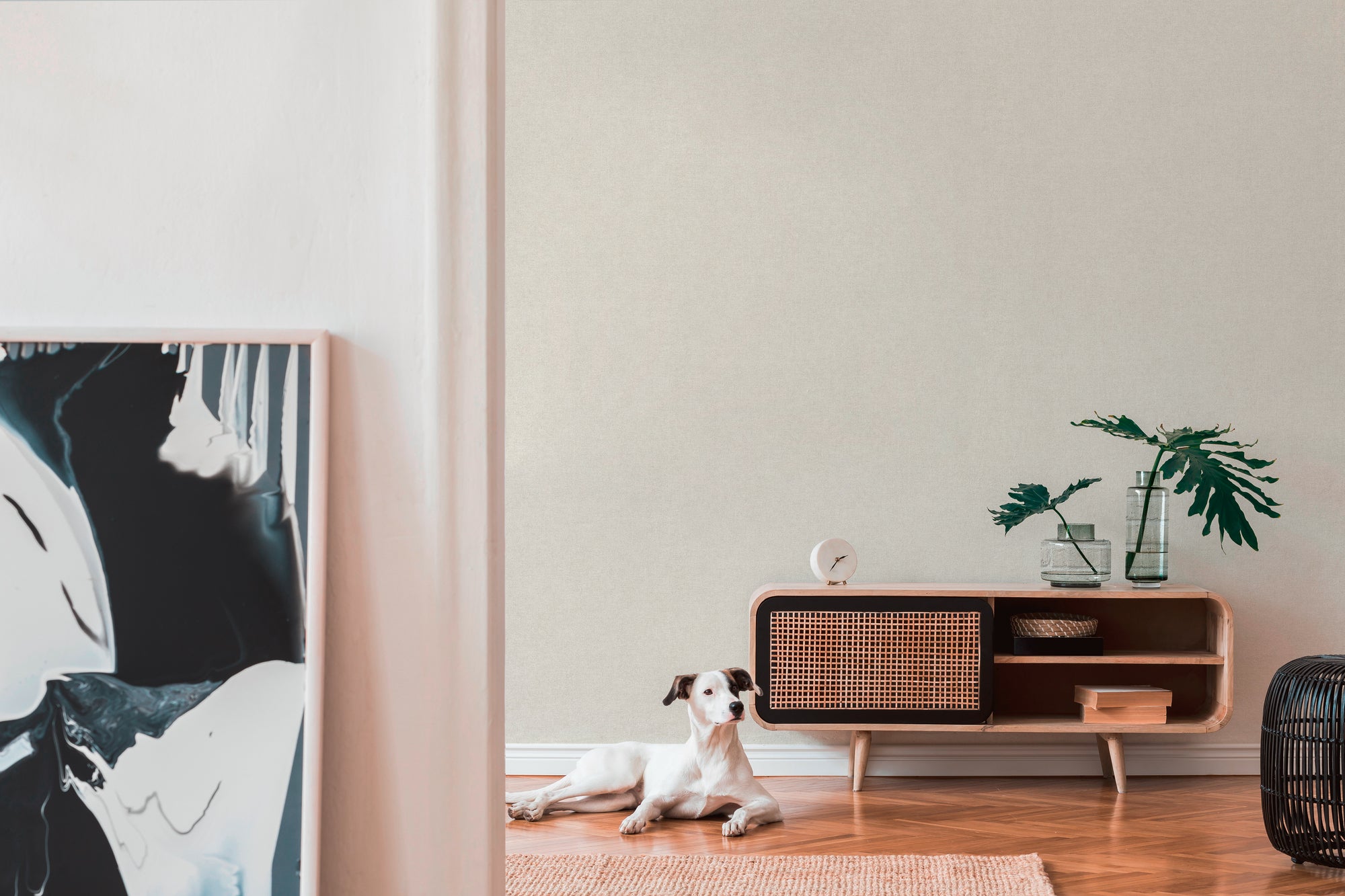 Hochwertige Tapete aus der Kollektion PintWalls II in Creme