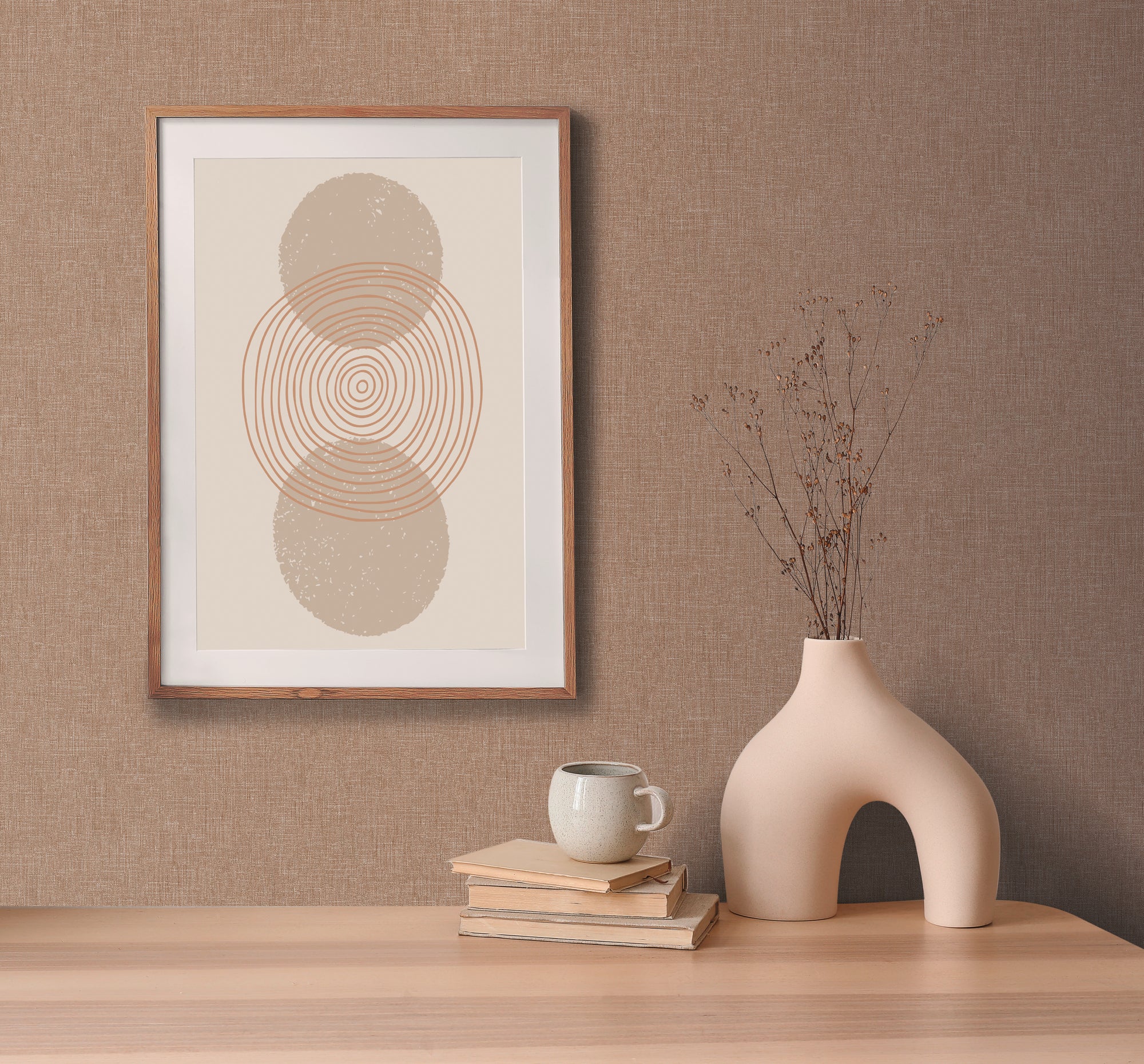 Hochwertige  Tapete aus der Kollektion Stories of Life in Braun