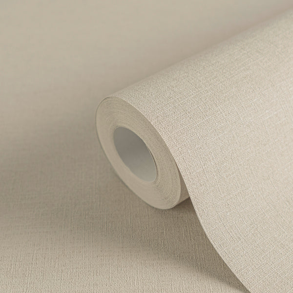 Hochwertige Vliestapete Beige Unitapete