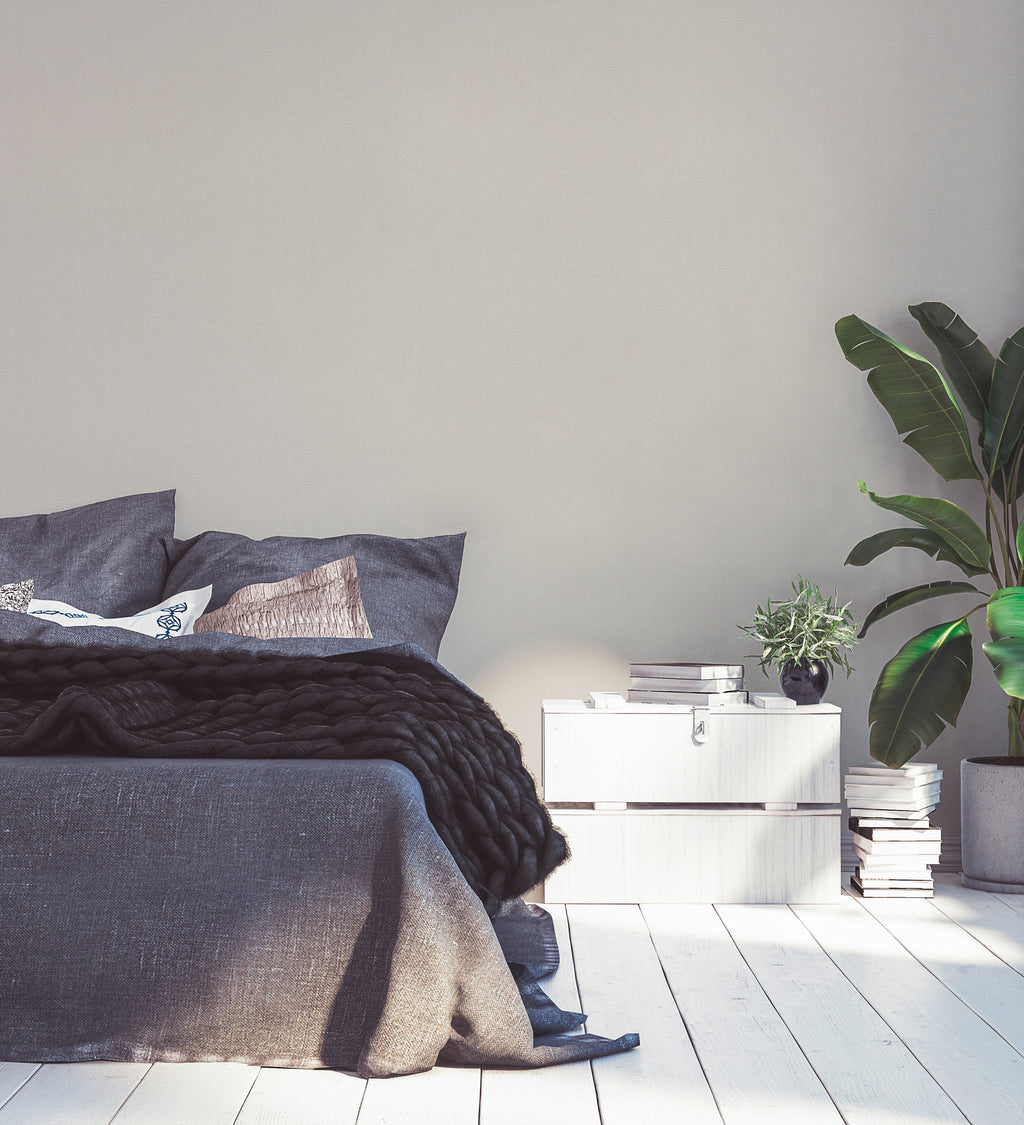 Hochwertige Tapete aus der Kollektion Unitapete Tapeten in Beige