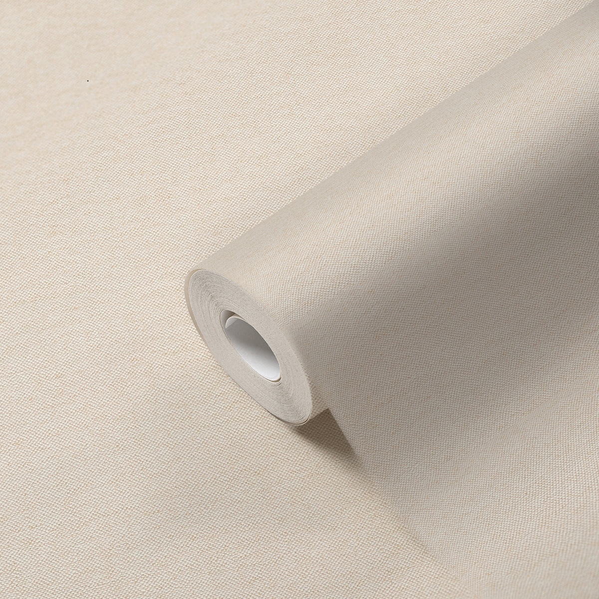 Hochwertige Vliestapete Beige Unitapete