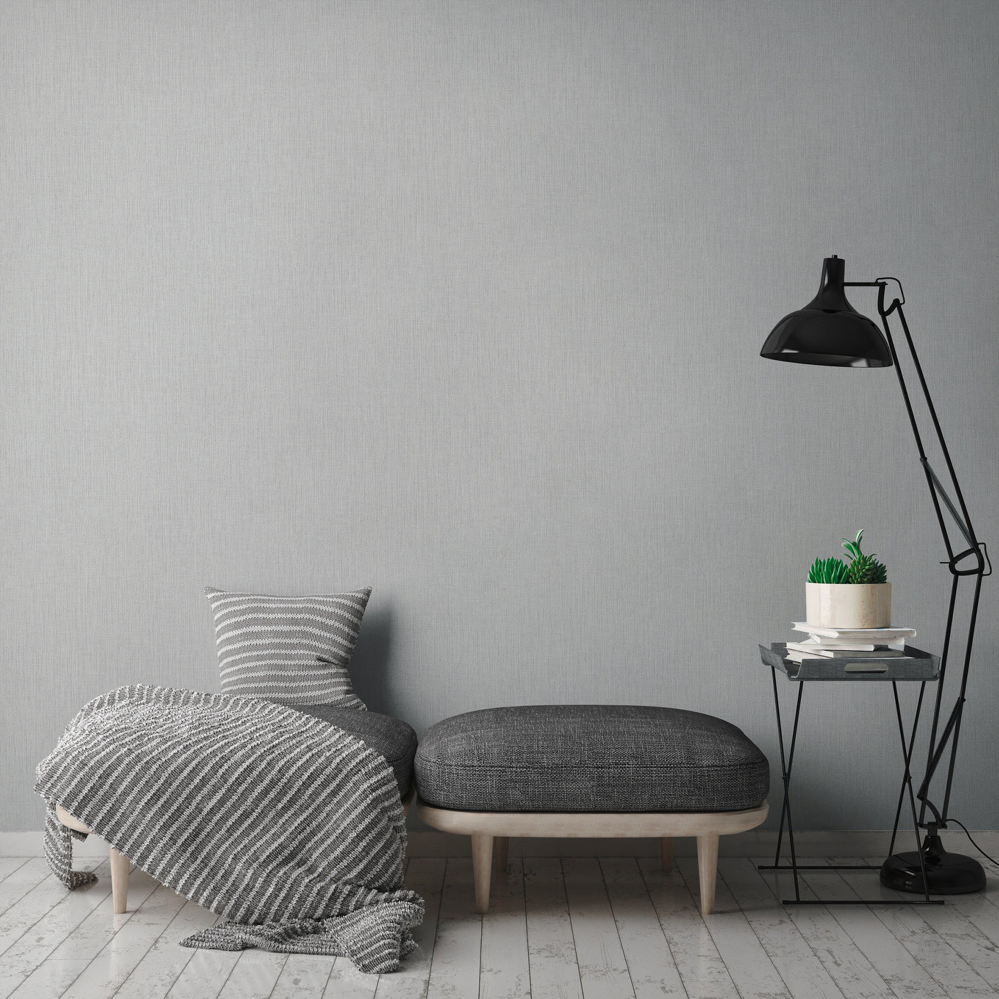 High-quality wallpaper from the Daniel Hechter 7 collection in grey. 