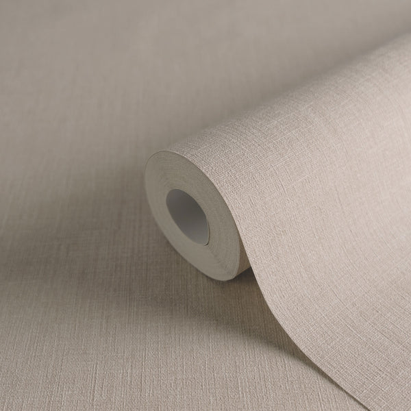 High-Quality Non-Woven Wallpaper Beige Plain Wallpaper