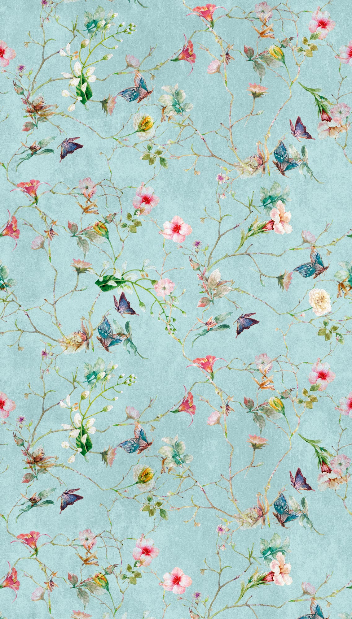 High-quality wallpaper from The Wall collection in turquoise 