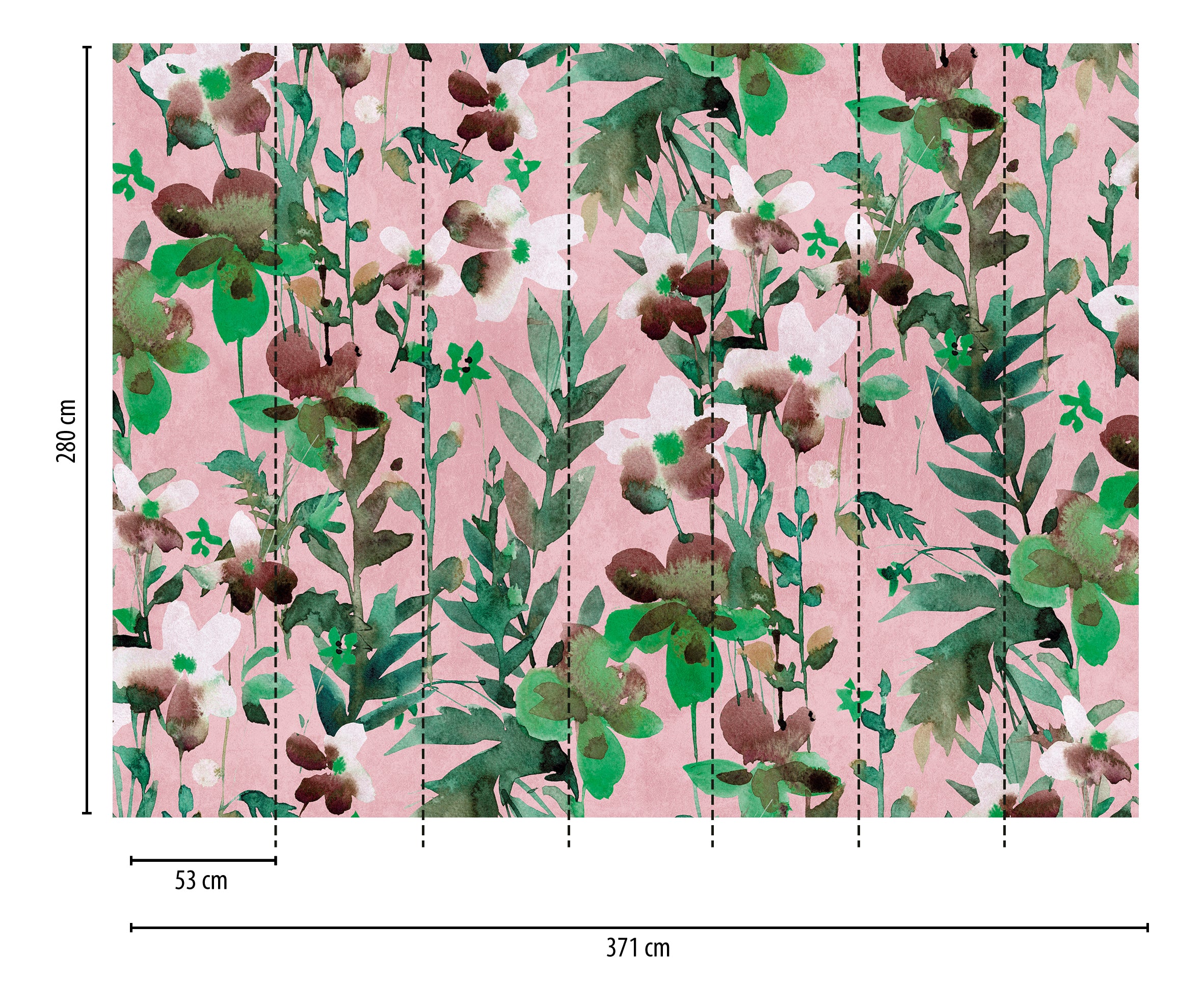 High-quality wallpaper from The Wall collection in green 