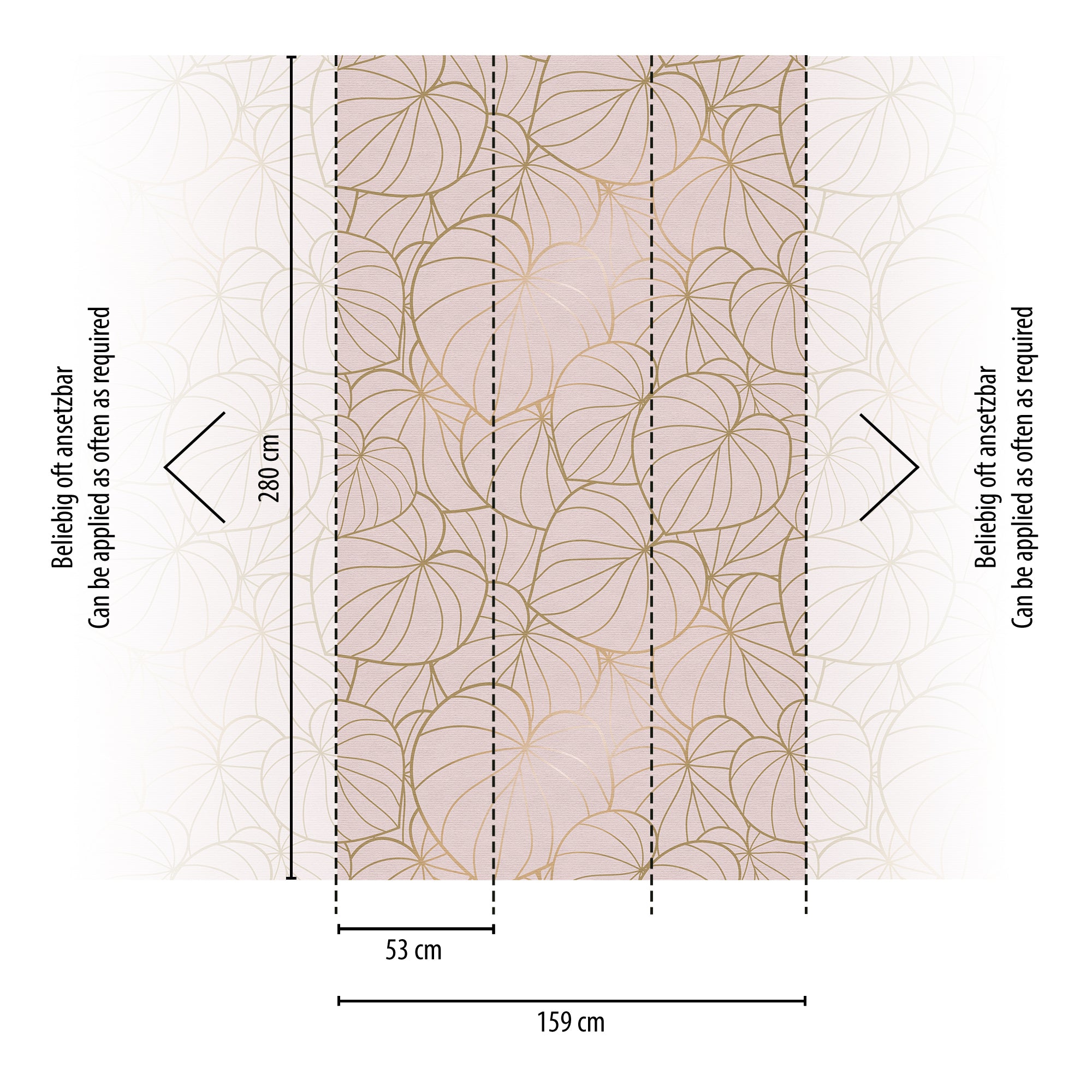 High-quality wallpaper from The Wall collection in pink 