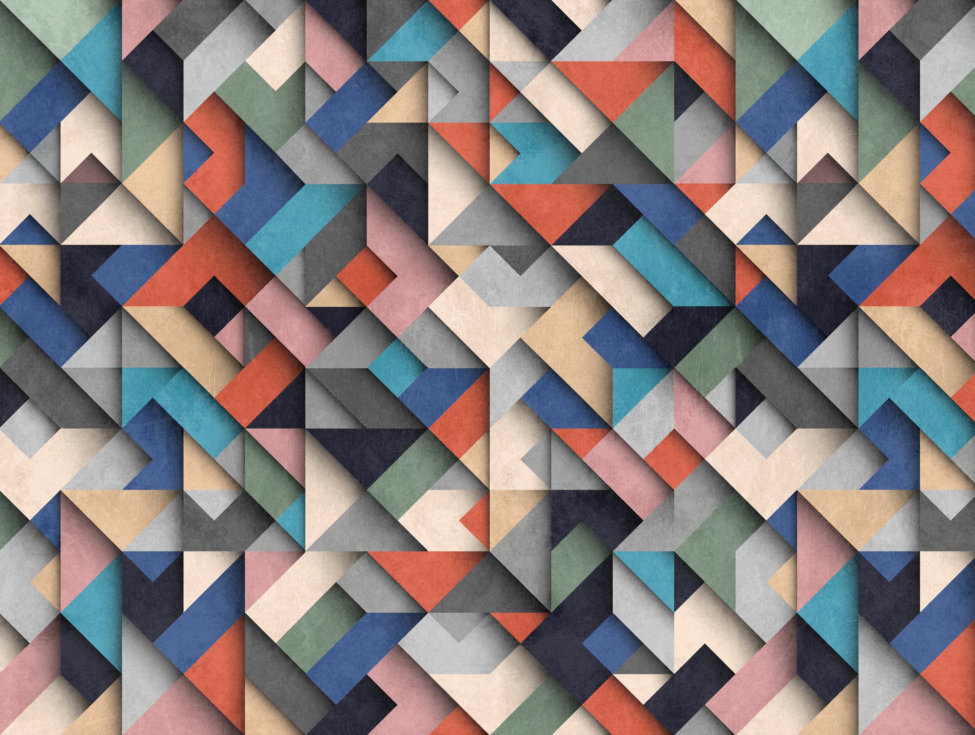 Hochwertige  Tapete aus der Kollektion The Wall in Bunt