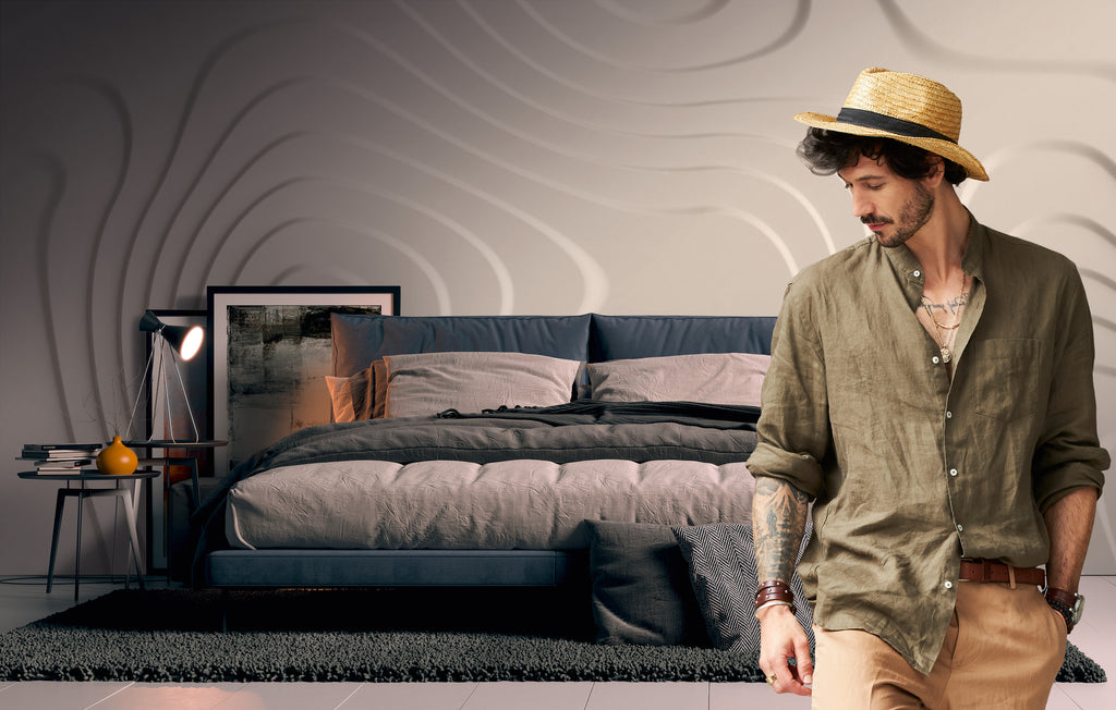 Hochwertige  Tapete aus der Kollektion The Wall in Beige