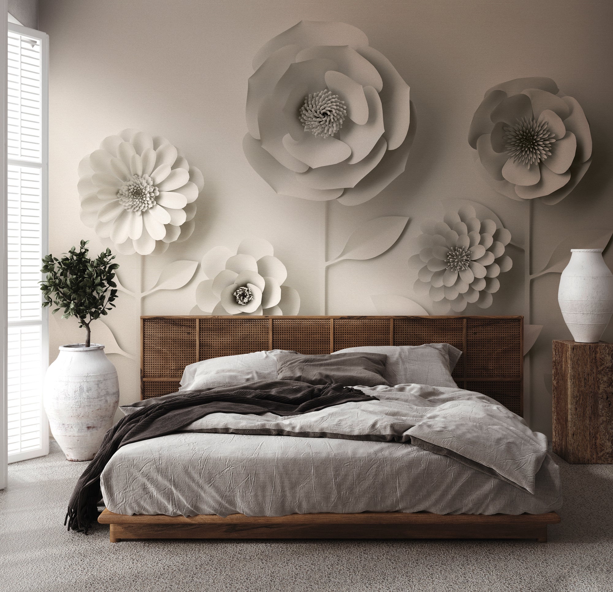 Hochwertige  Tapete aus der Kollektion The Wall in Beige