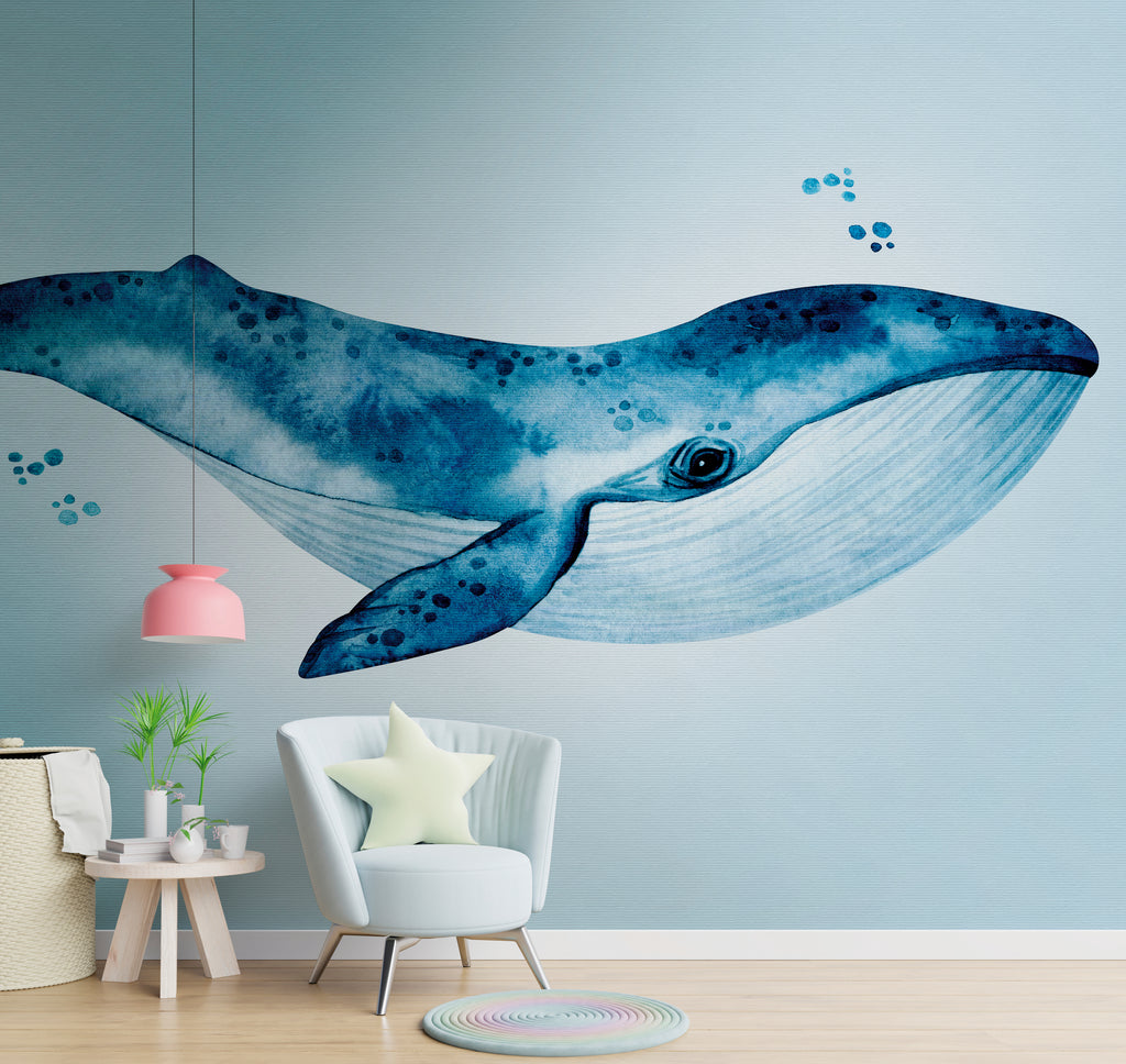 High-quality wallpaper from The Wall collection in blue 