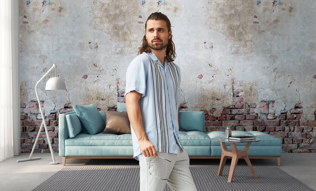 Hochwertige  Tapete aus der Kollektion The Wall in Grau