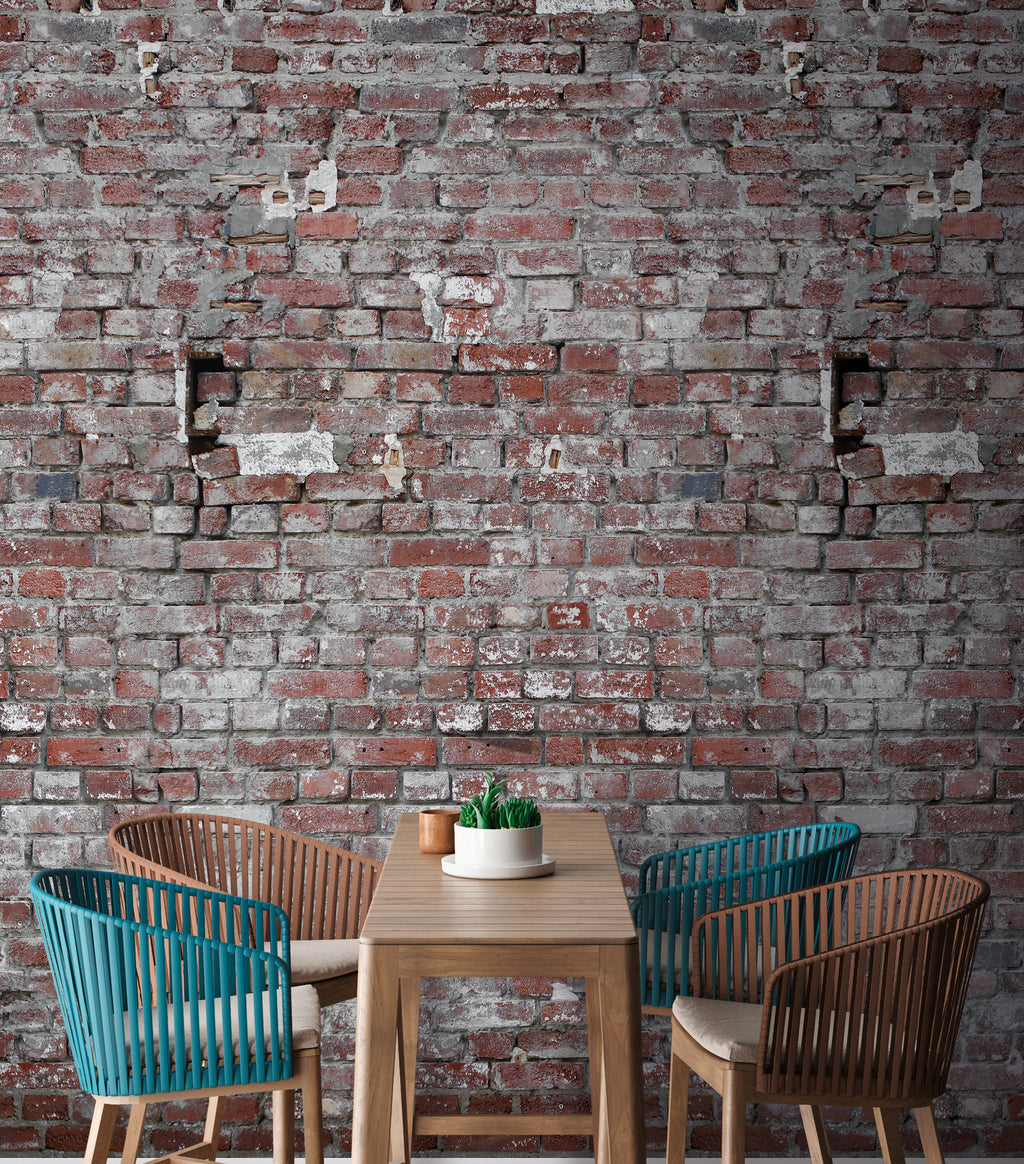 Hochwertige  Tapete aus der Kollektion The Wall in Rot