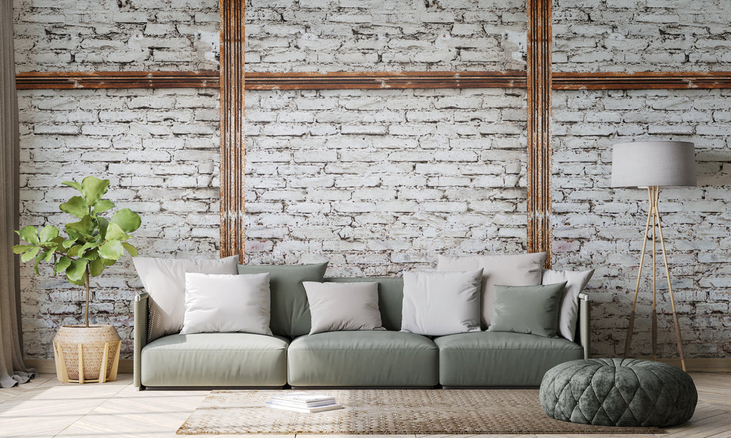 Hochwertige  Tapete aus der Kollektion The Wall in Weiß