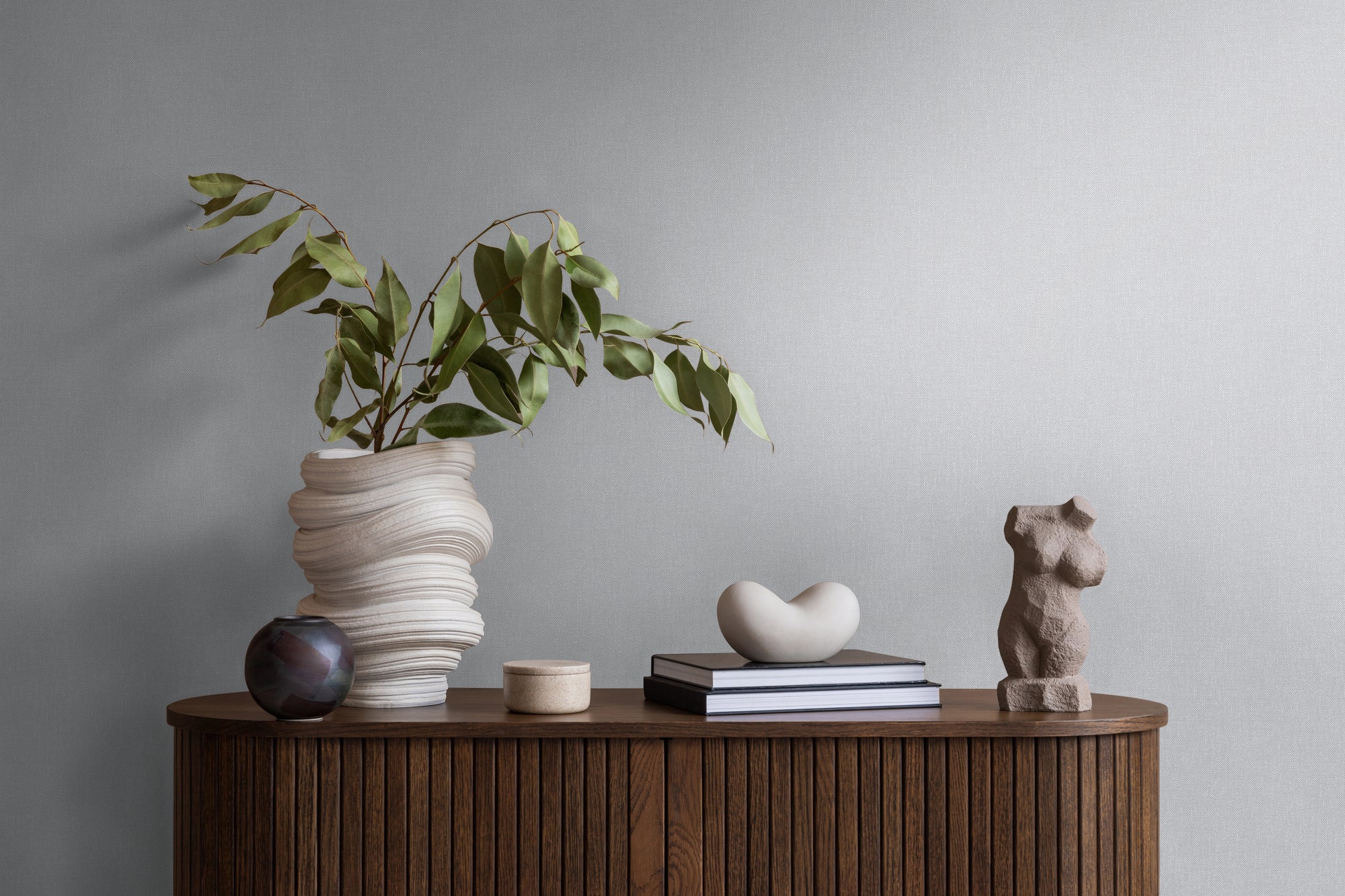 Hochwertige Tapete aus der Kollektion Pure Elegance in Grau