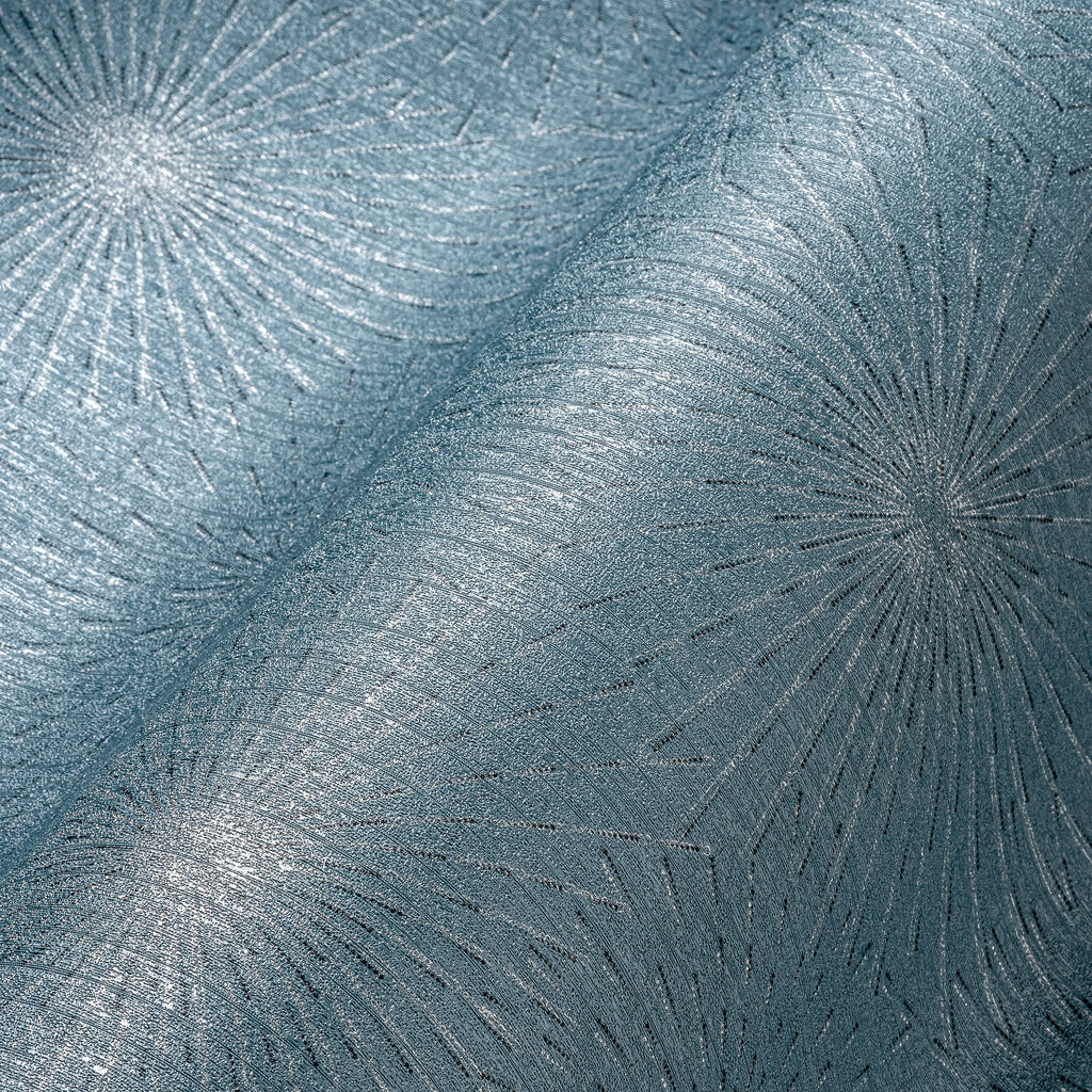 High-Quality Non-Woven Wallpaper Blue Modern