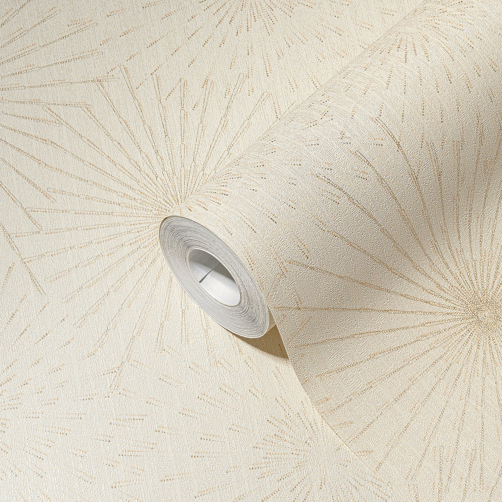 High-Quality Non-Woven Wallpaper Cream Modern
