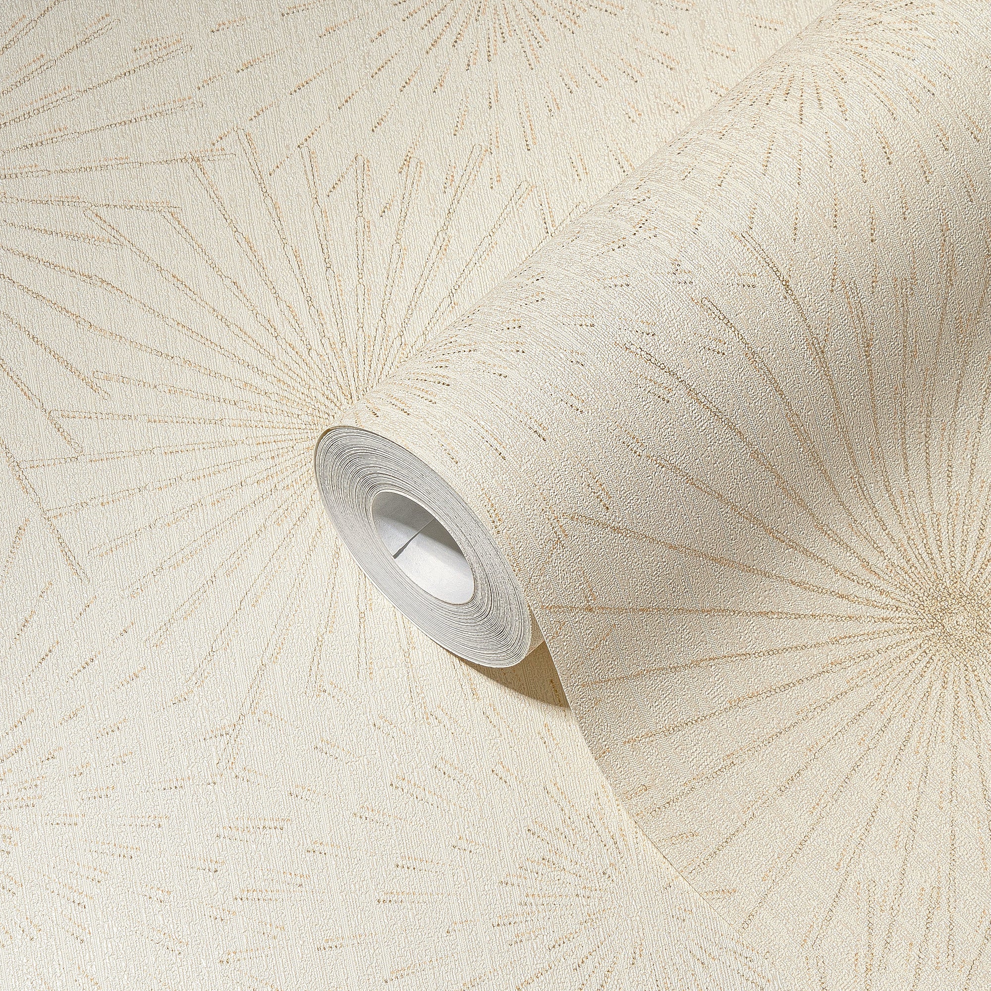 High-Quality Non-Woven Wallpaper Cream Modern