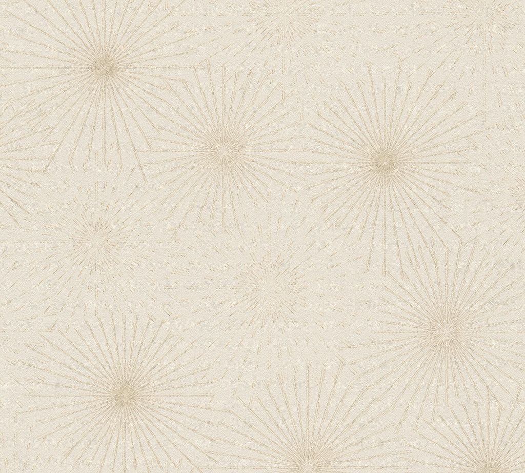 High-Quality Non-Woven Wallpaper Cream Modern